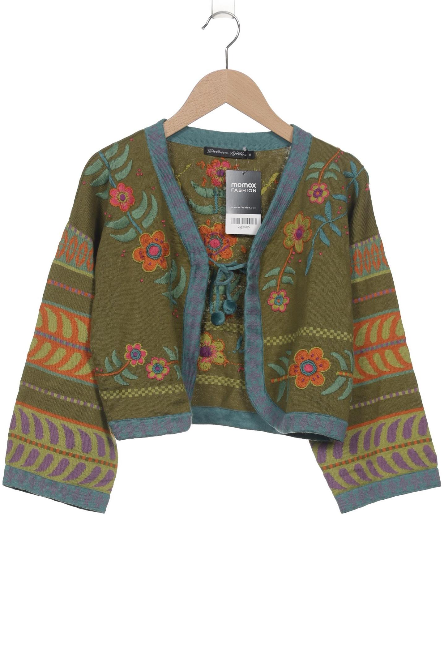 

Gudrun Sjödén Damen Strickjacke, grün, Gr. 38