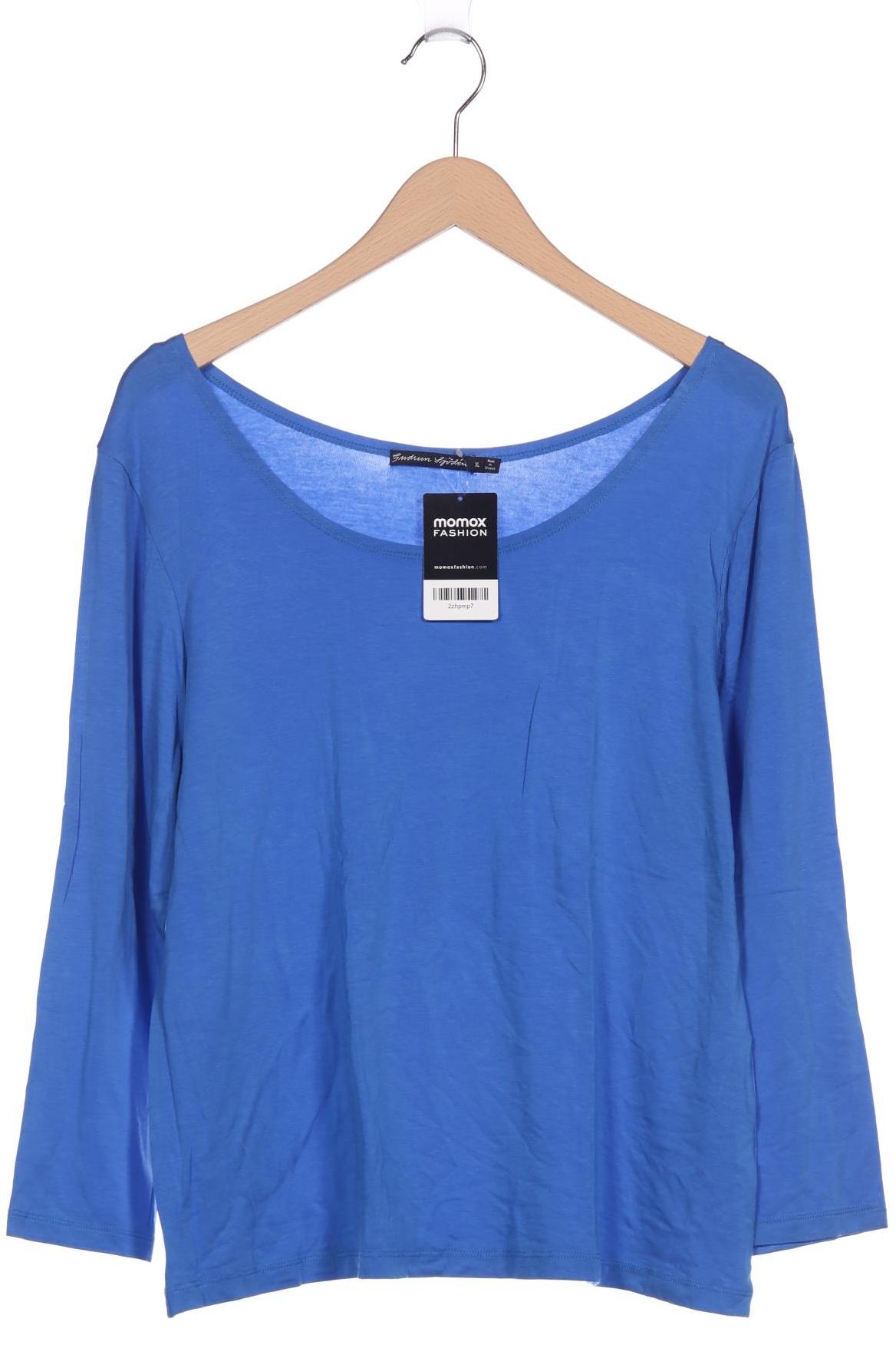 

Gudrun Sjödén Damen Langarmshirt, blau, Gr. 44
