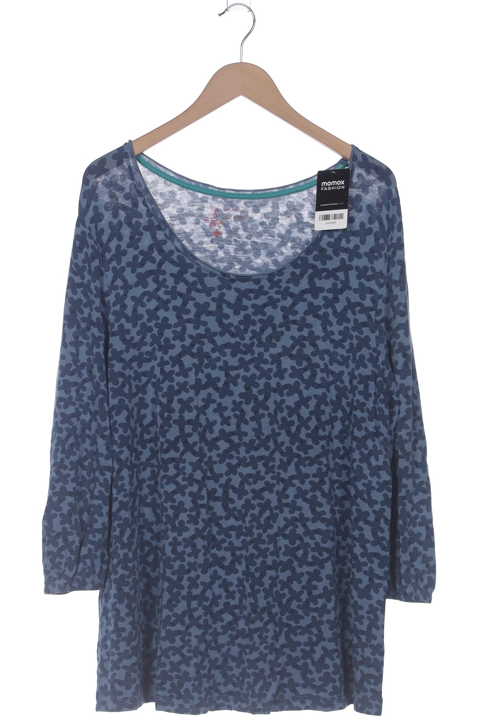 

Gudrun Sjödén Damen Langarmshirt, blau, Gr. 44