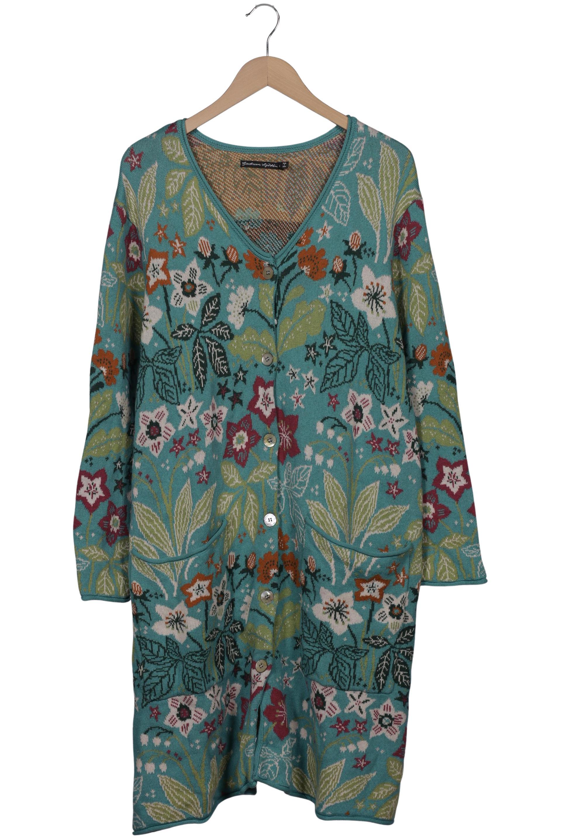 

Gudrun Sjödén Damen Strickjacke, grün, Gr. 46