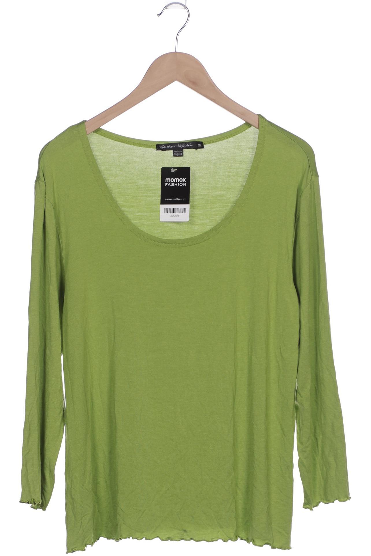 

Gudrun Sjödén Damen Langarmshirt, grün, Gr. 44