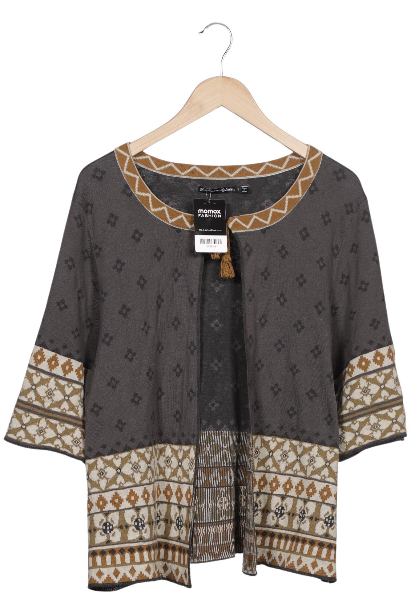 

Gudrun Sjödén Damen Strickjacke, grau, Gr. 42