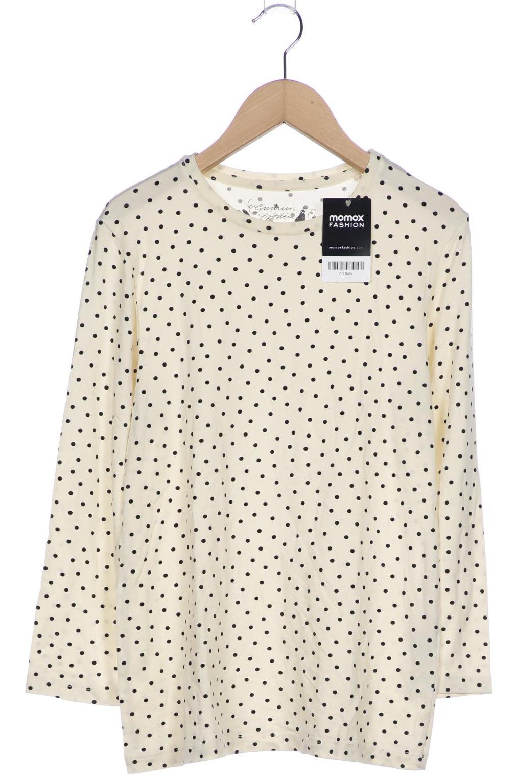 

Gudrun Sjödén Damen Langarmshirt, cremeweiß, Gr. 36