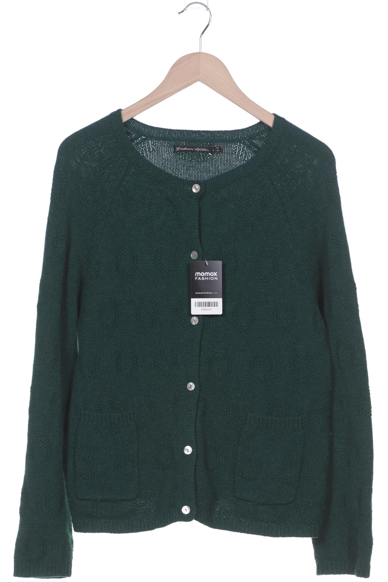 

Gudrun Sjödén Damen Strickjacke, grün, Gr. 42