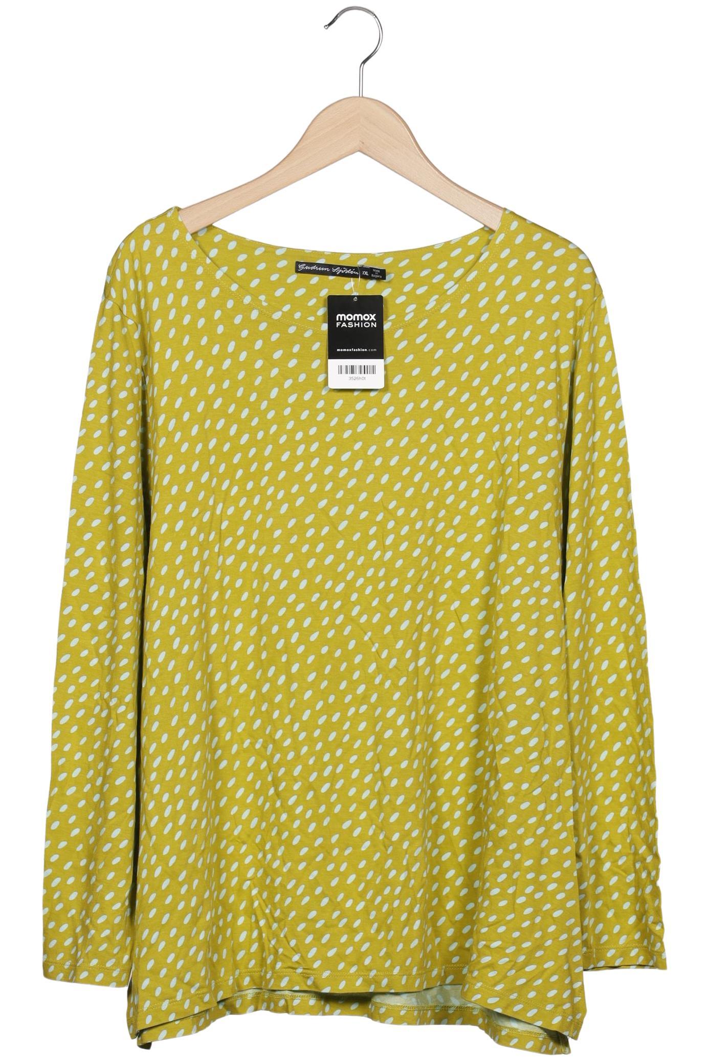 

Gudrun Sjödén Damen Langarmshirt, grün, Gr. 46