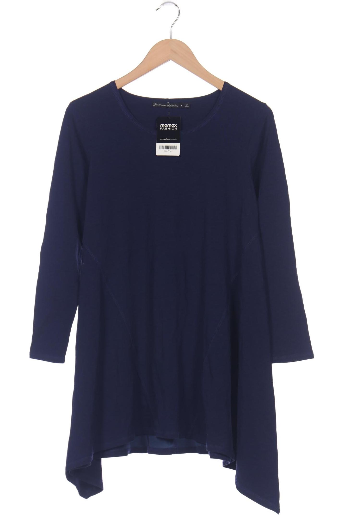 

Gudrun Sjödén Damen Langarmshirt, marineblau, Gr. 38