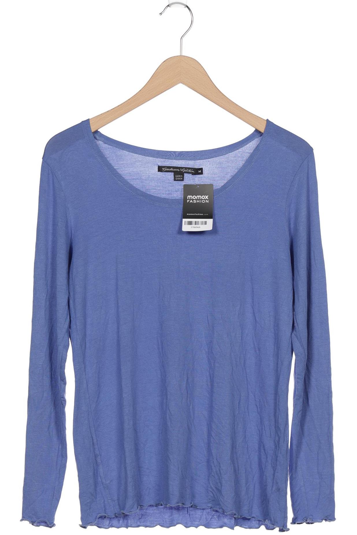 

Gudrun Sjödén Damen Langarmshirt, blau, Gr. 38