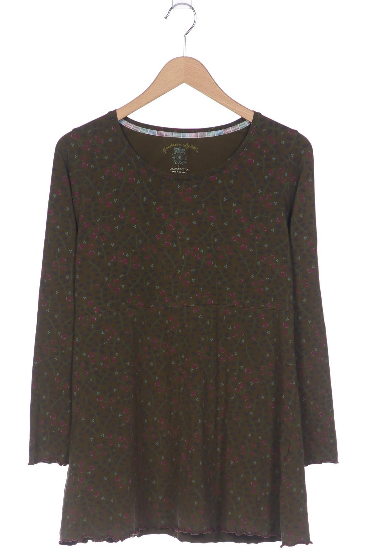 

Gudrun Sjödén Damen Langarmshirt, grün, Gr. 42