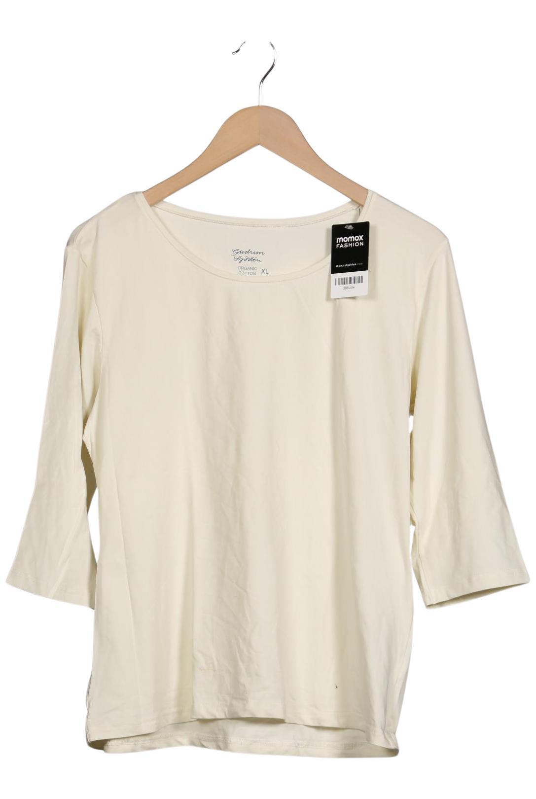 

Gudrun Sjödén Damen Langarmshirt, cremeweiß, Gr. 44