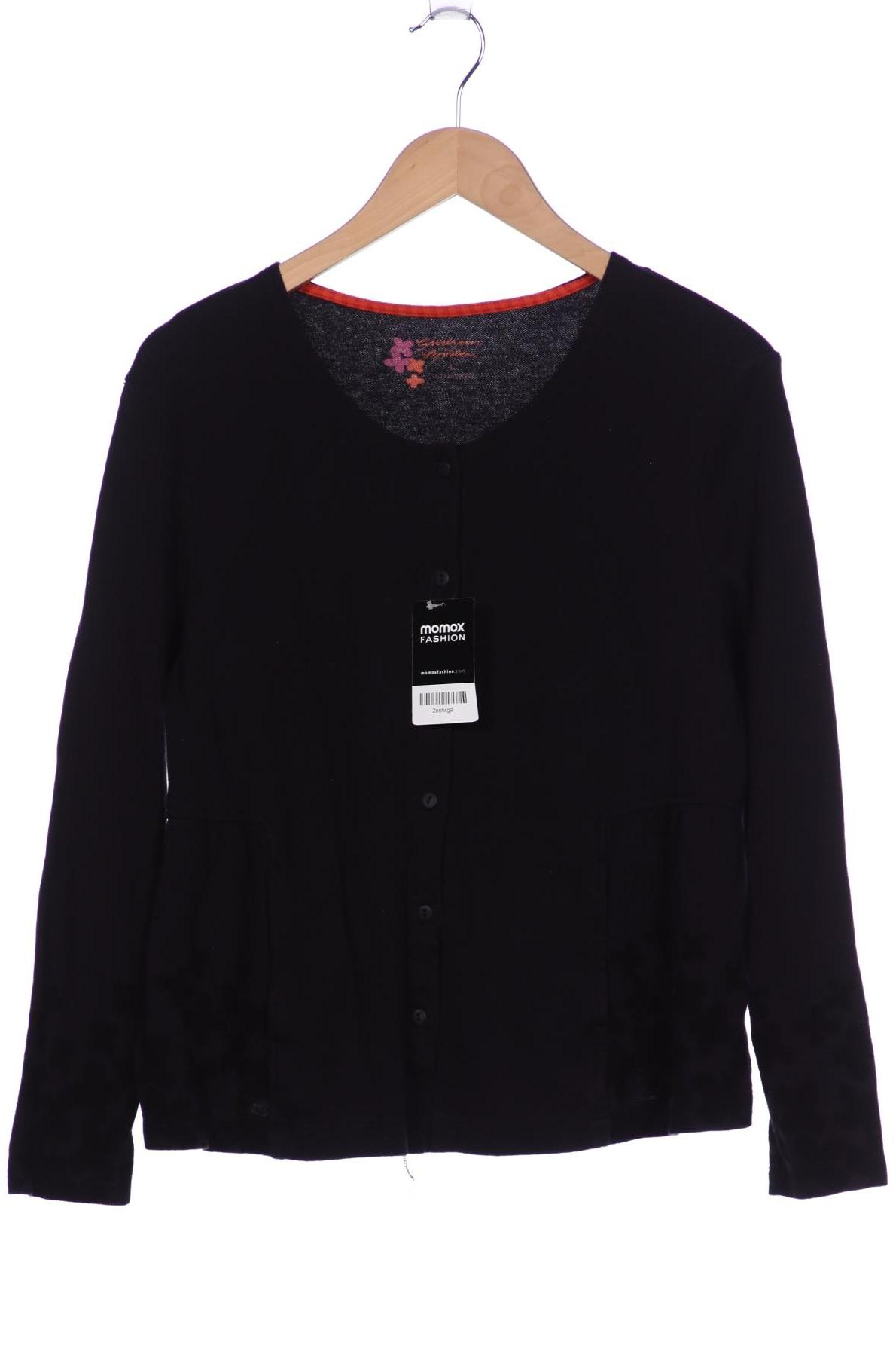 

Gudrun Sjödén Damen Strickjacke, schwarz, Gr. 42