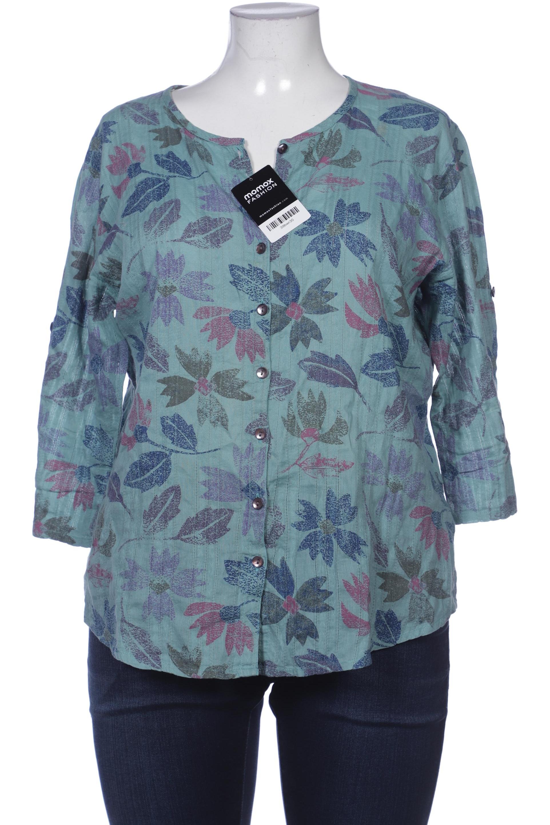 

Gudrun Sjödén Damen Bluse, türkis, Gr. 44