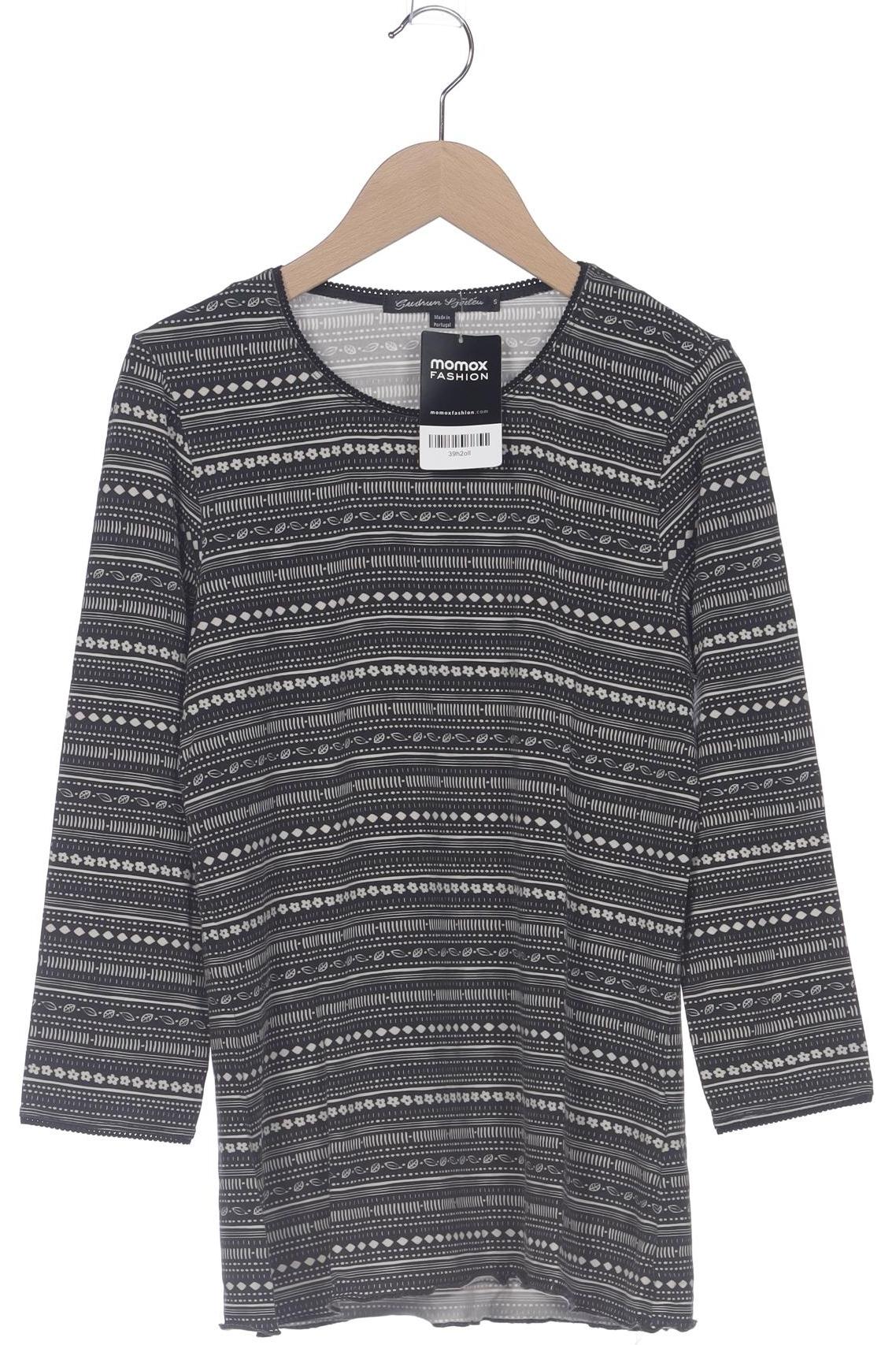 

Gudrun Sjödén Damen Langarmshirt, schwarz, Gr. 36