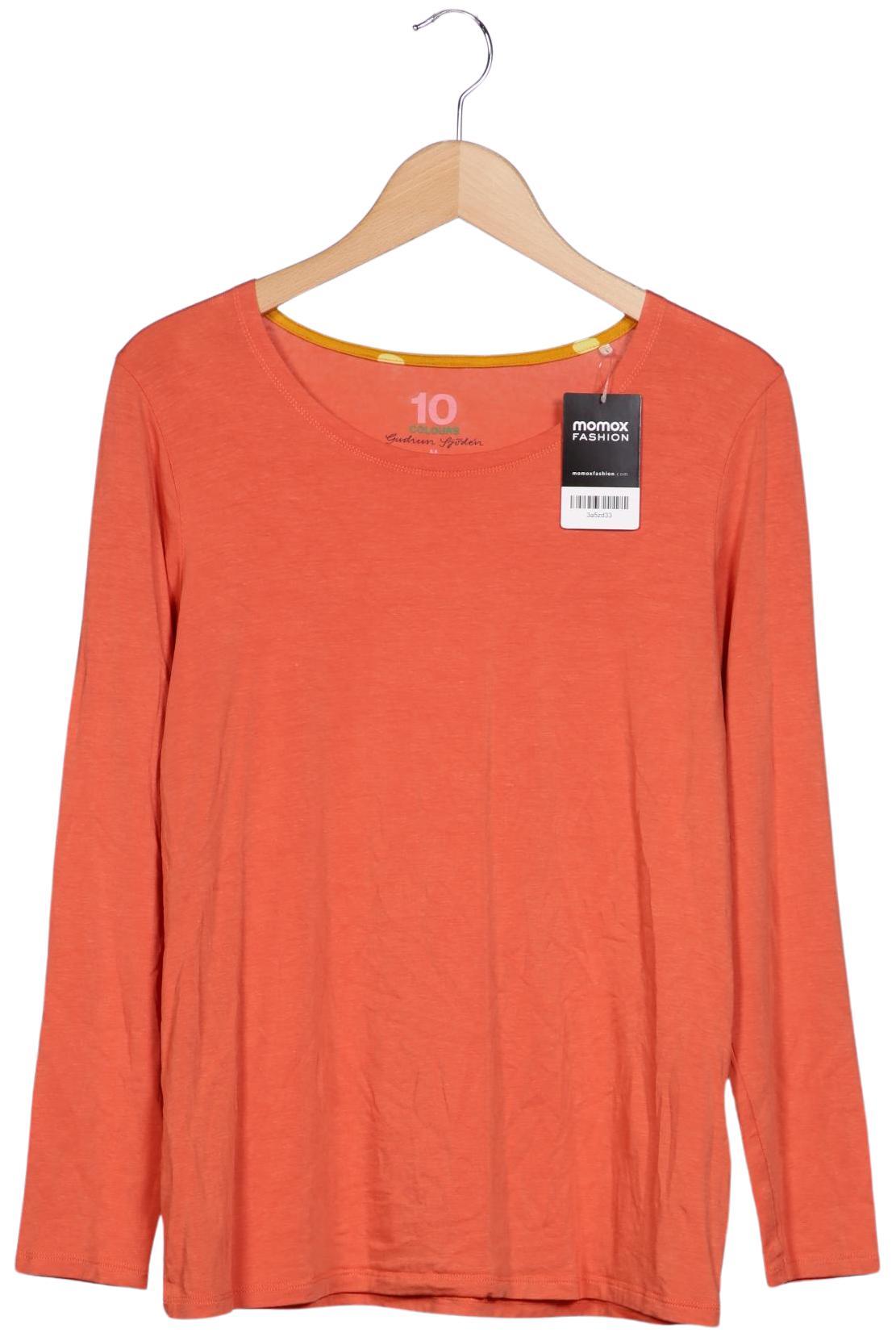 

Gudrun Sjödén Damen Langarmshirt, orange, Gr. 38