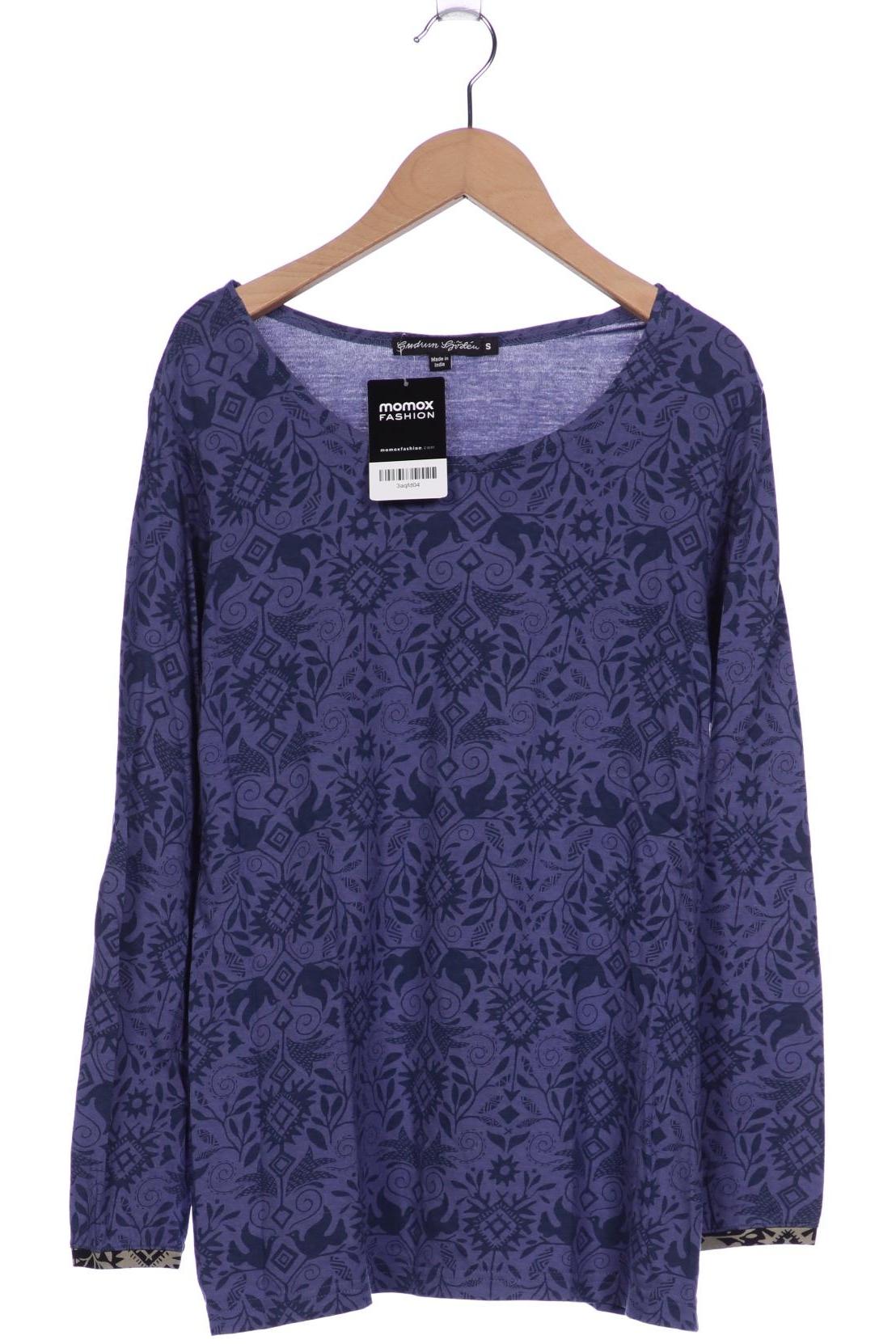 

Gudrun Sjödén Damen Langarmshirt, blau, Gr. 36