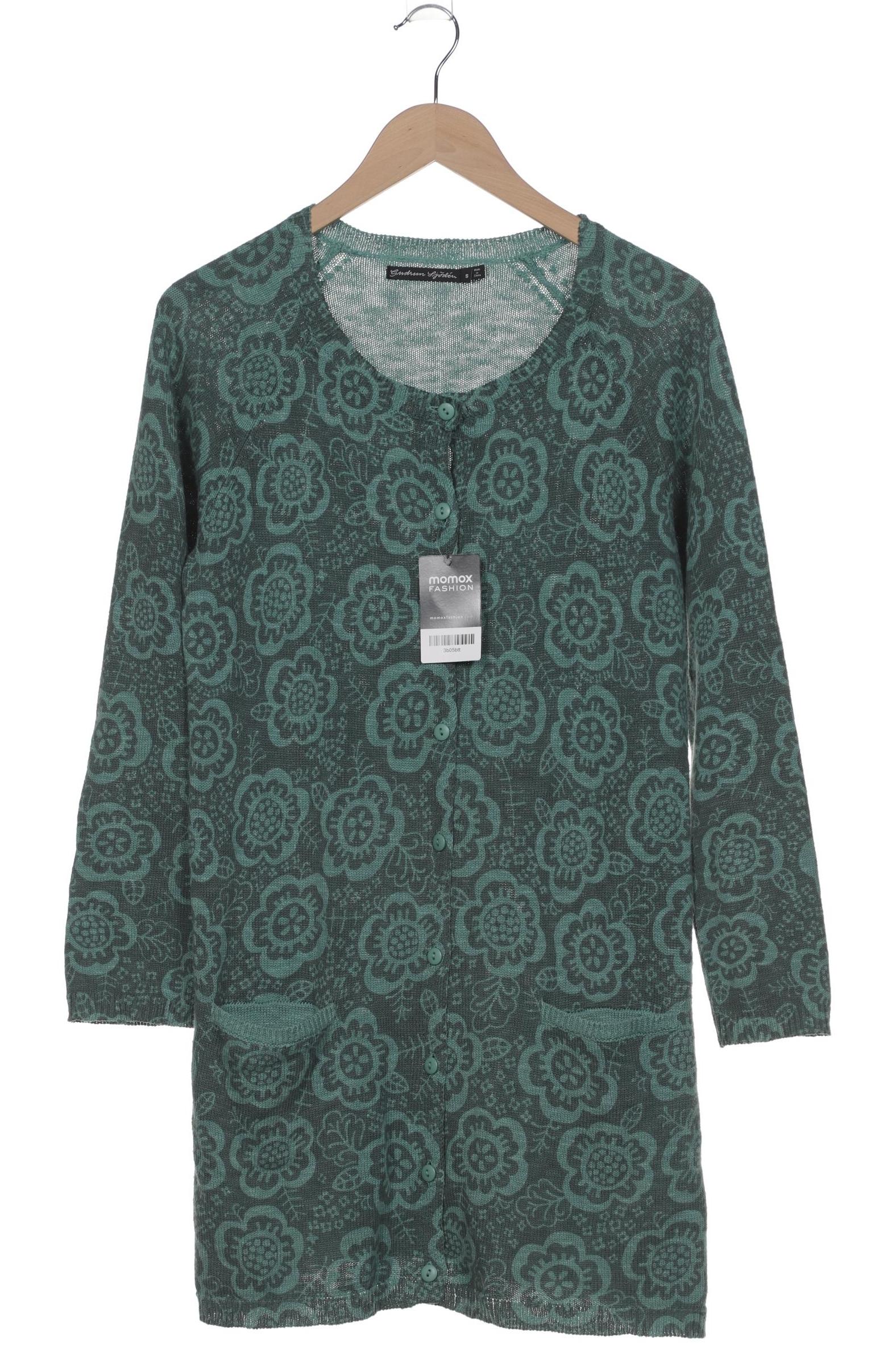 

Gudrun Sjödén Damen Strickjacke, türkis, Gr. 36