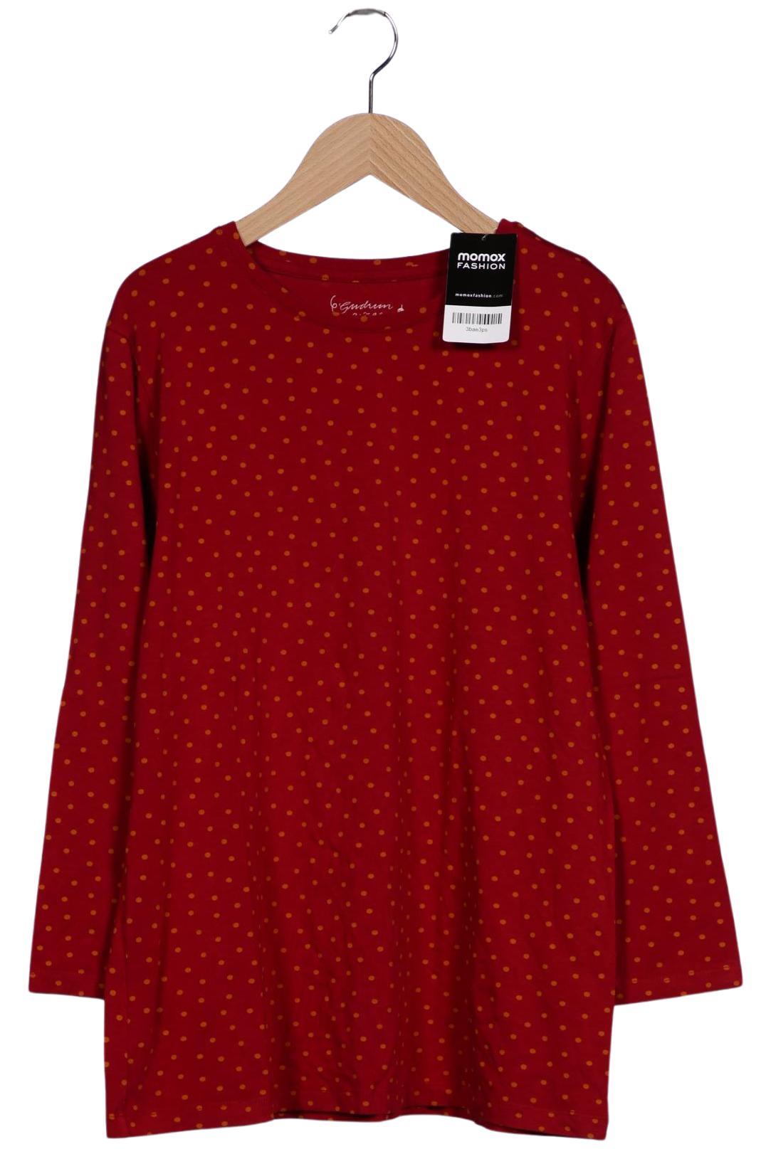 

Gudrun Sjödén Damen Langarmshirt, rot, Gr. 42