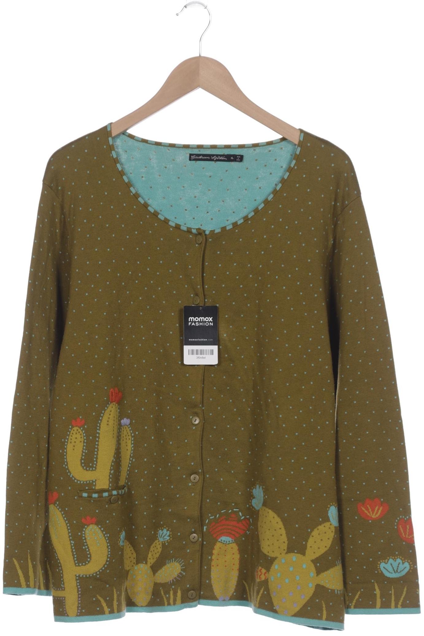 

Gudrun Sjödén Damen Strickjacke, braun, Gr. 44