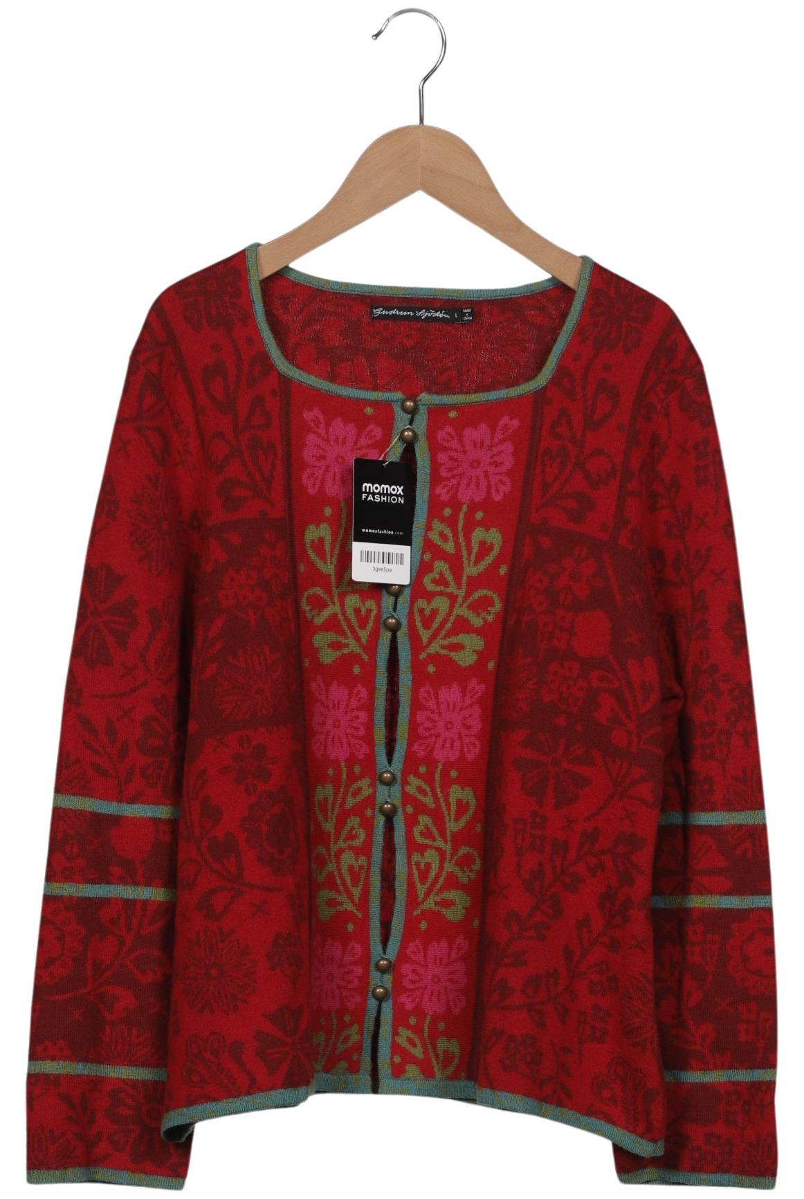 

Gudrun Sjödén Damen Strickjacke, rot, Gr. 42