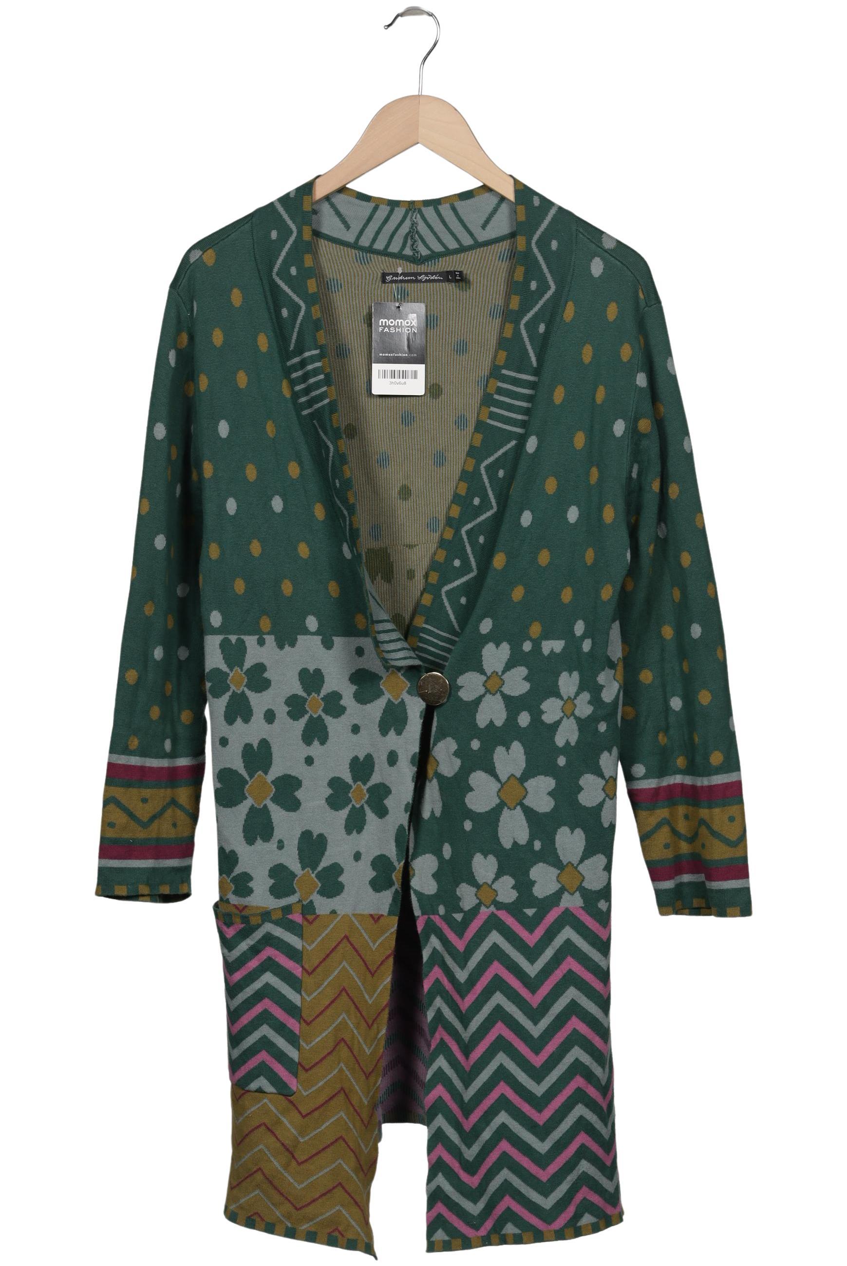 

Gudrun Sjödén Damen Strickjacke, grün, Gr. 42