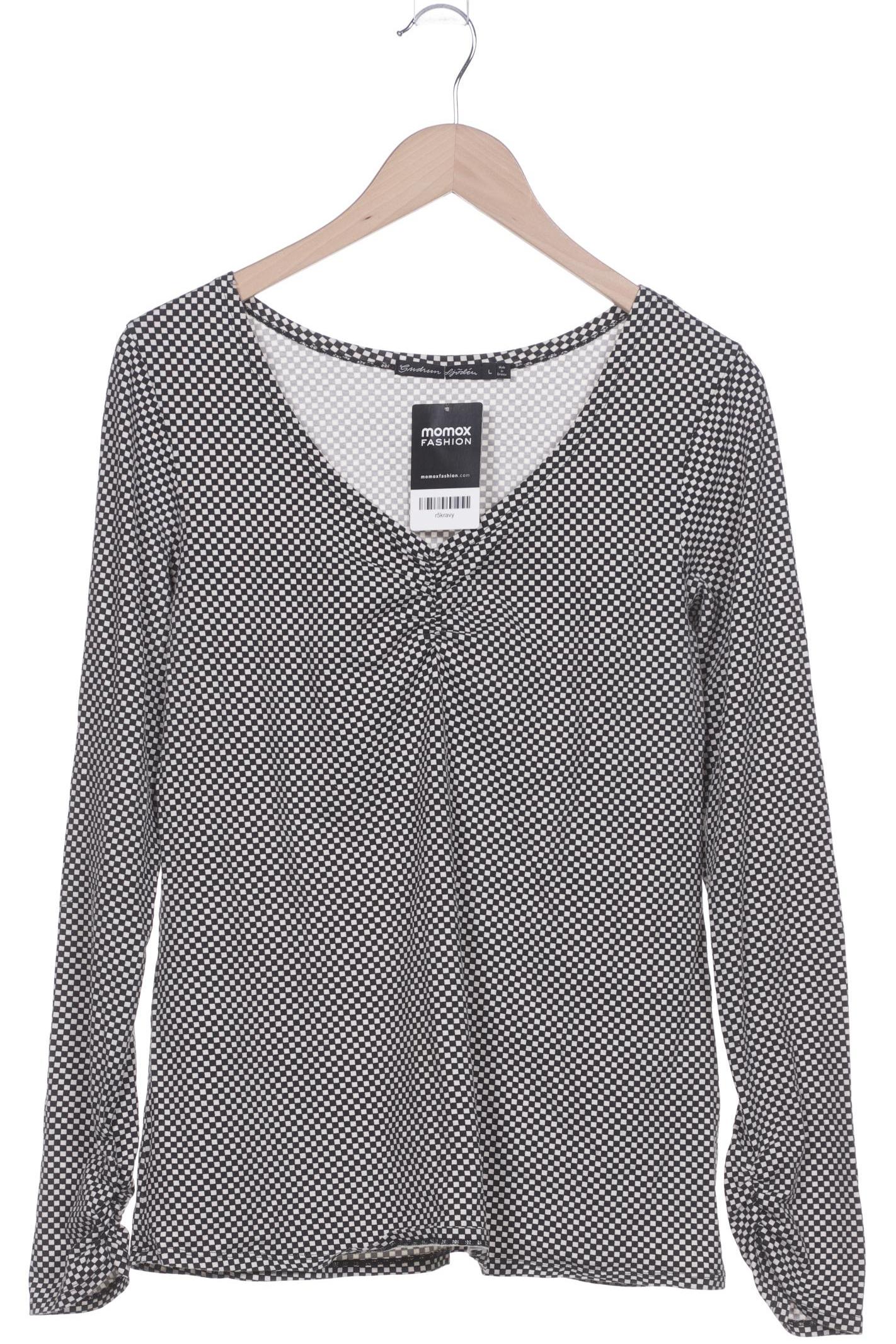 

Gudrun Sjödén Damen Langarmshirt, schwarz, Gr. 42