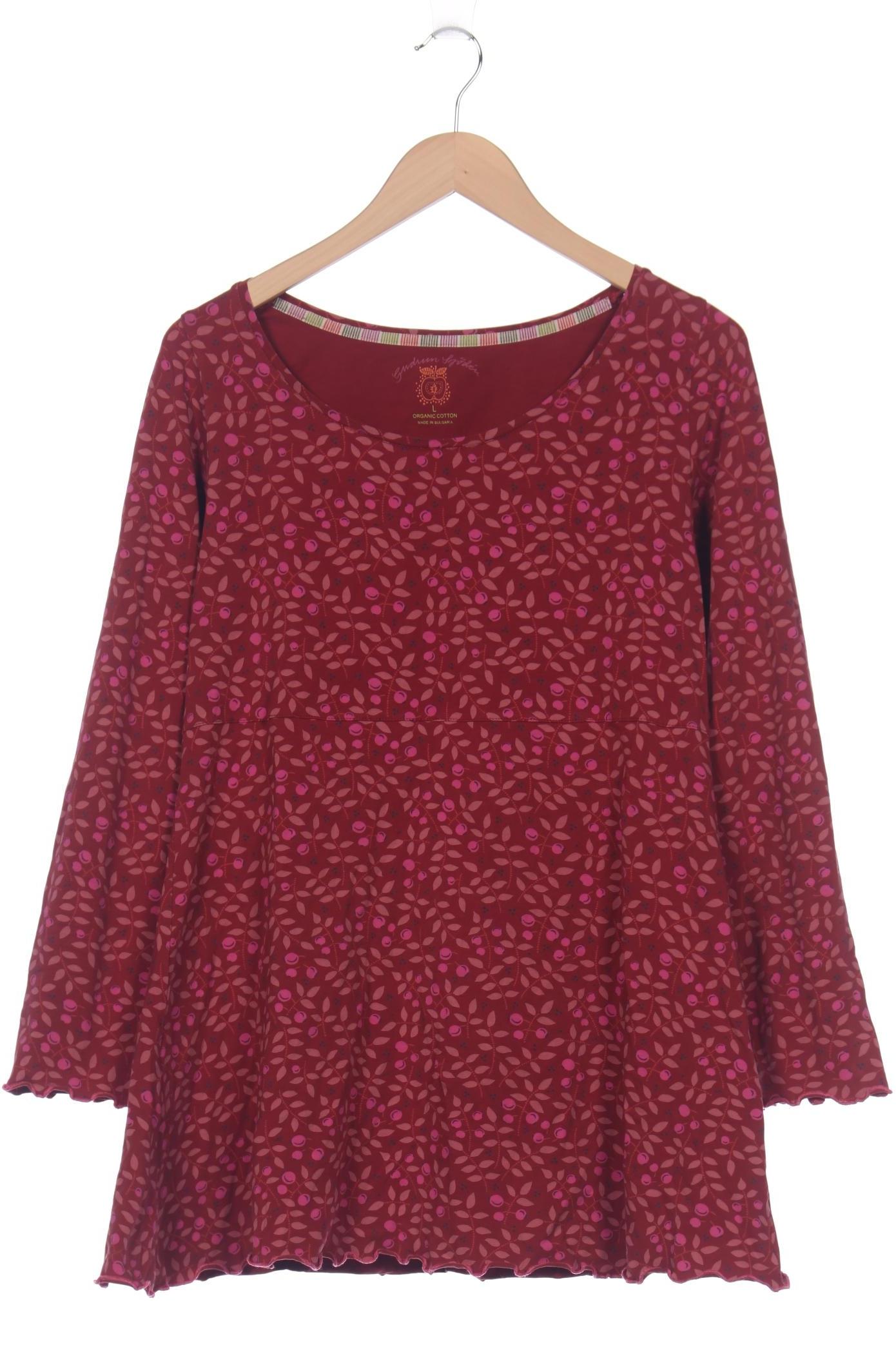 

Gudrun Sjödén Damen Langarmshirt, bordeaux, Gr. 42