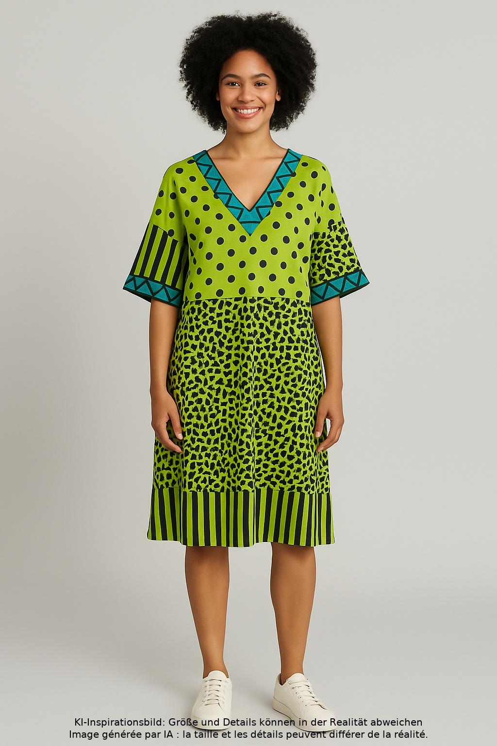 

Gudrun Sjödén Damen Kleid, mehrfarbig, Gr. 36