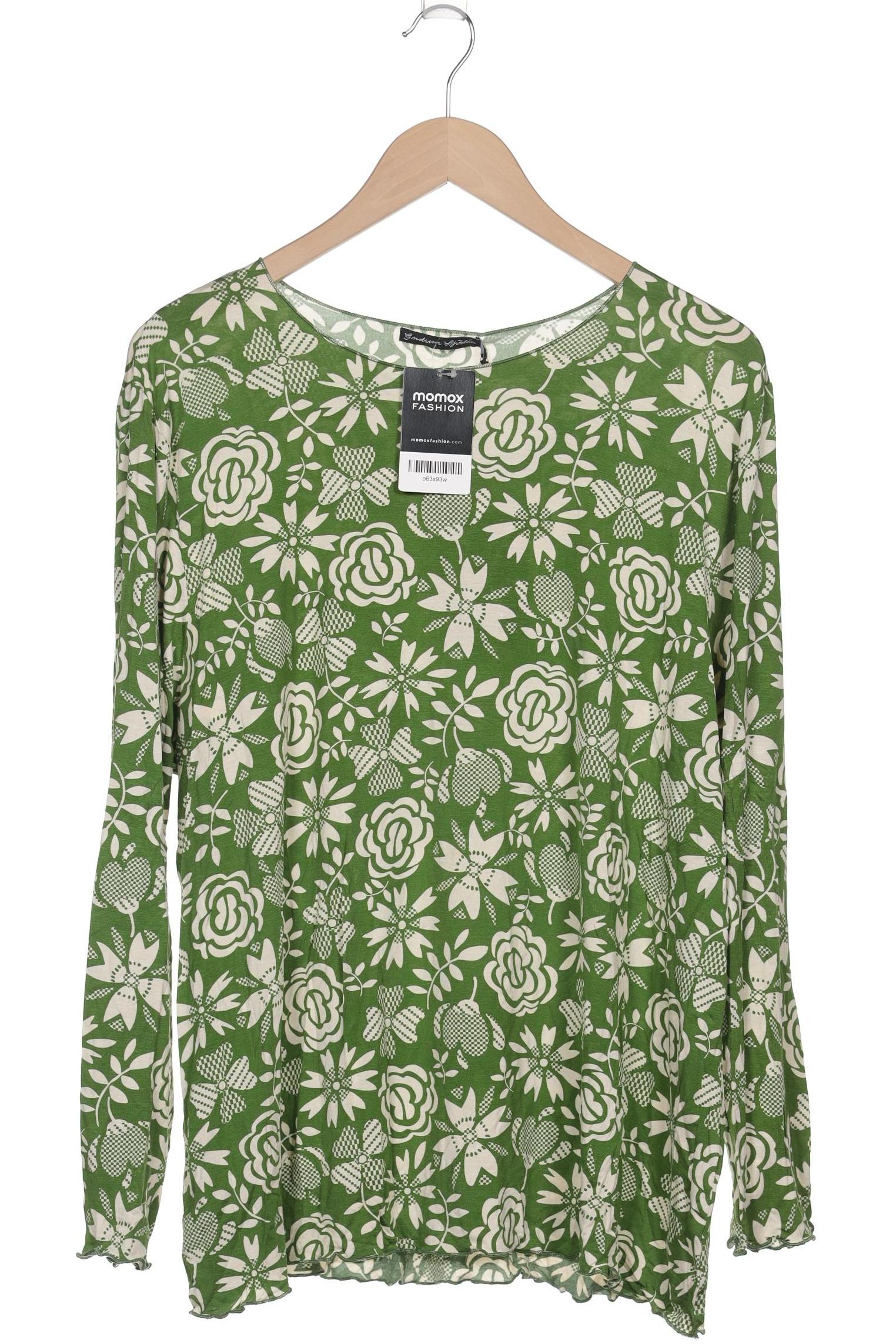 

Gudrun Sjödén Damen Langarmshirt, grün, Gr. 46