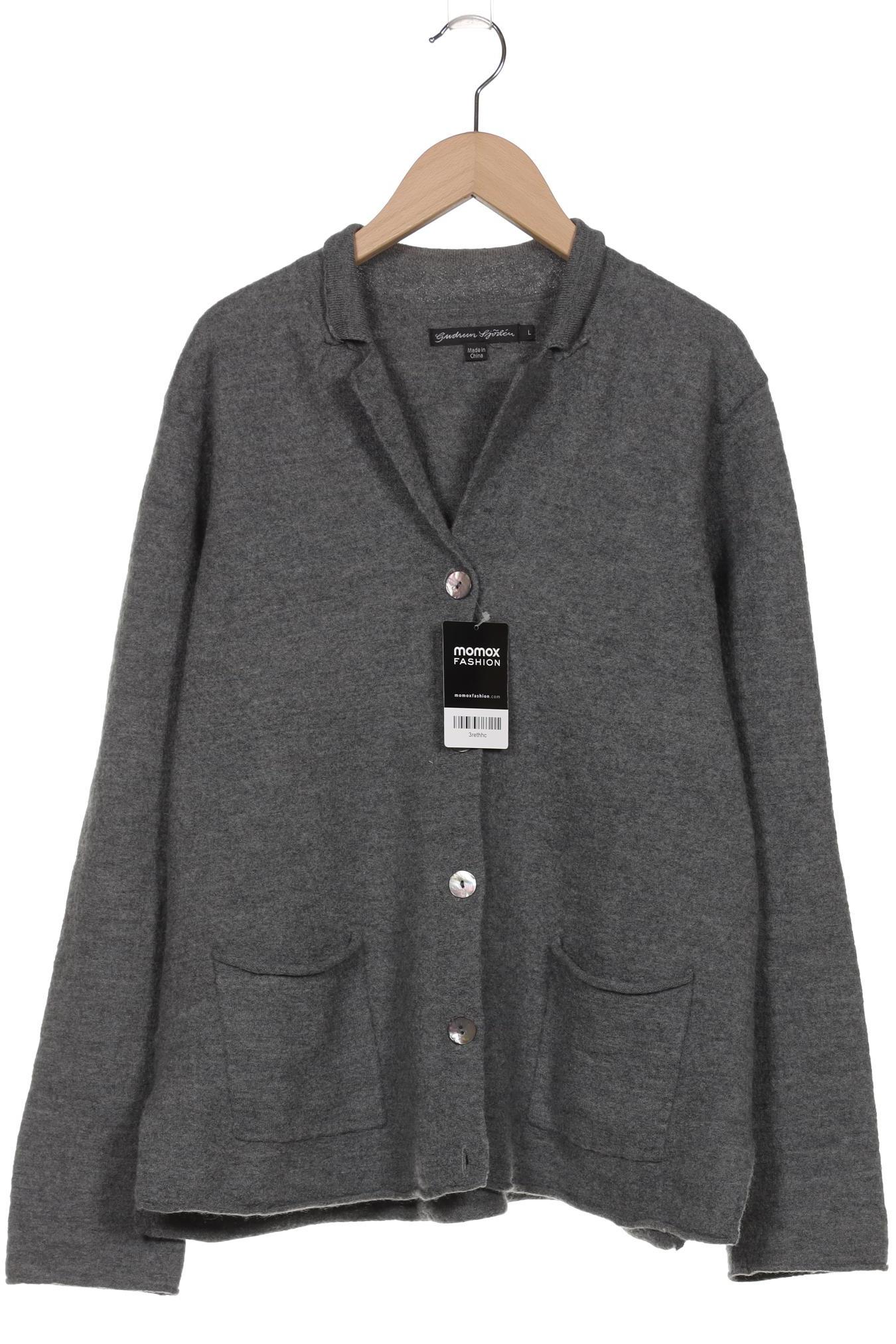 

Gudrun Sjödén Damen Strickjacke, grau, Gr. 42