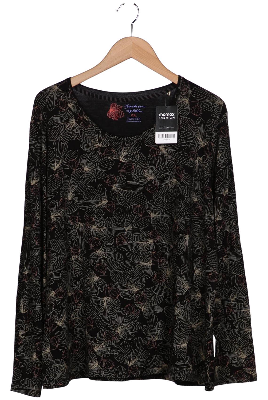 

Gudrun Sjödén Damen Langarmshirt, schwarz, Gr. 46