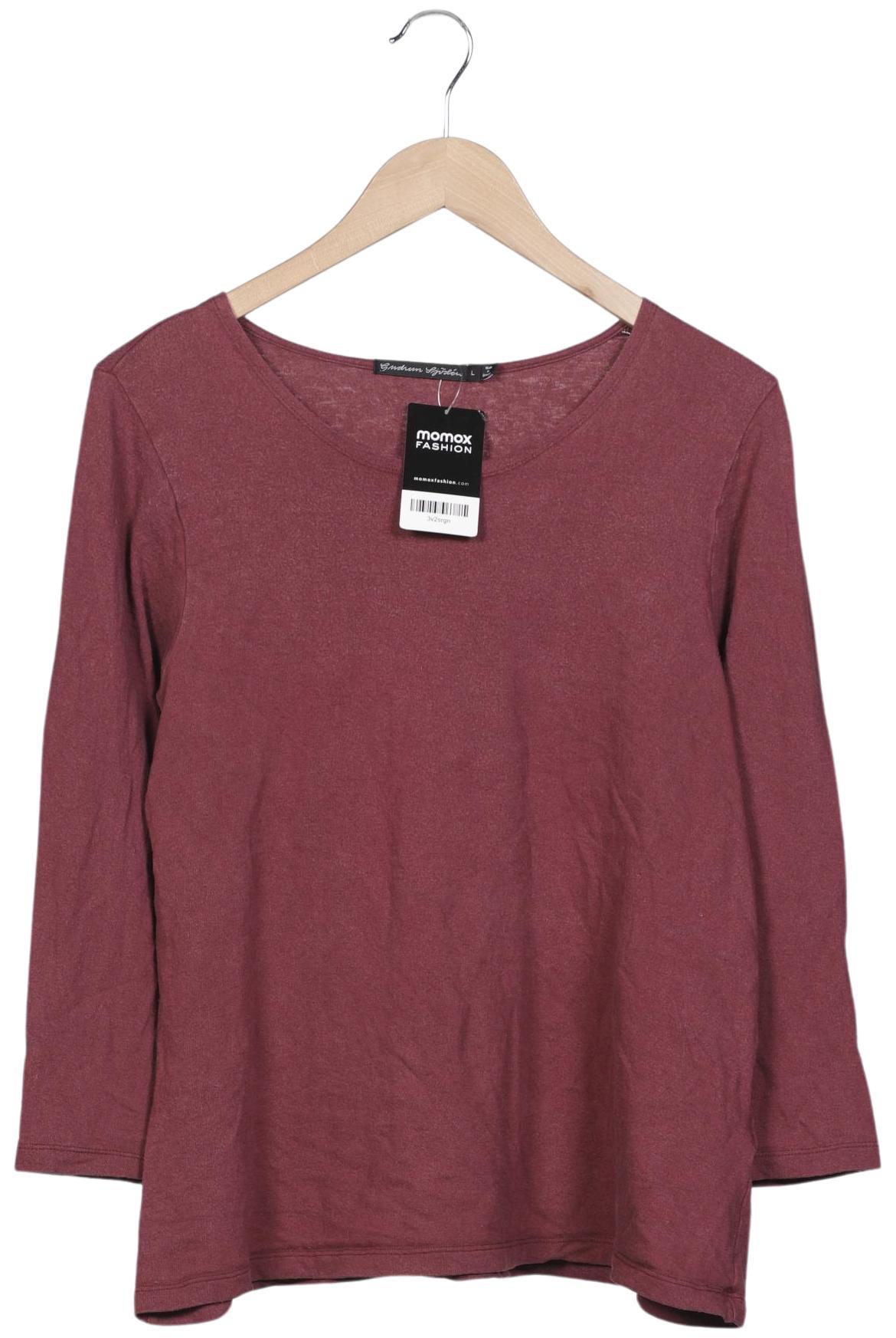 

Gudrun Sjödén Damen Langarmshirt, bordeaux, Gr. 42
