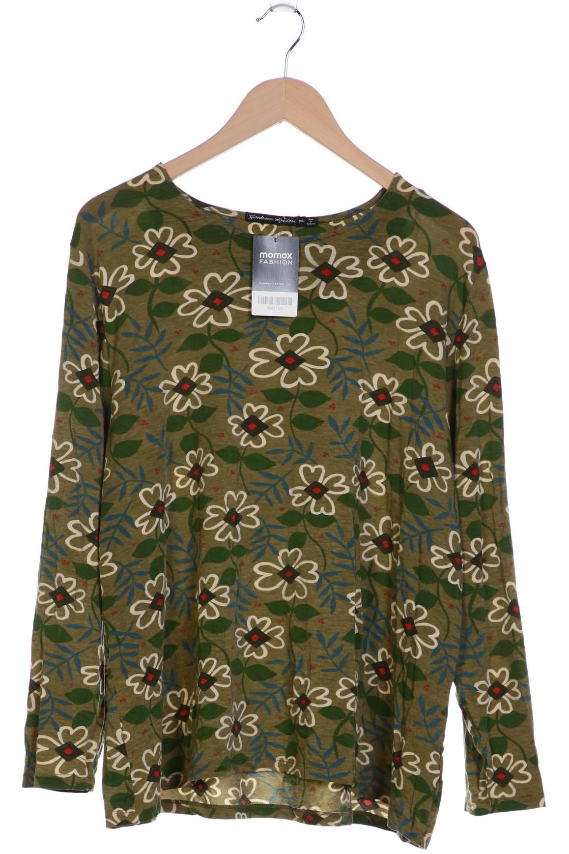 

Gudrun Sjödén Damen Langarmshirt, grün, Gr. 46