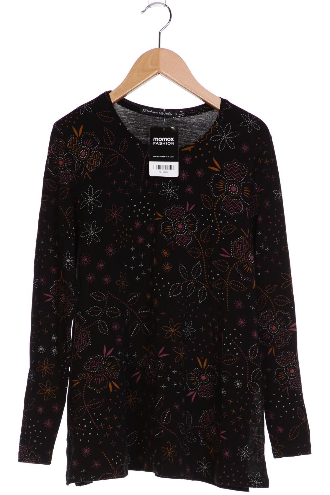 

Gudrun Sjödén Damen Langarmshirt, schwarz, Gr. 36