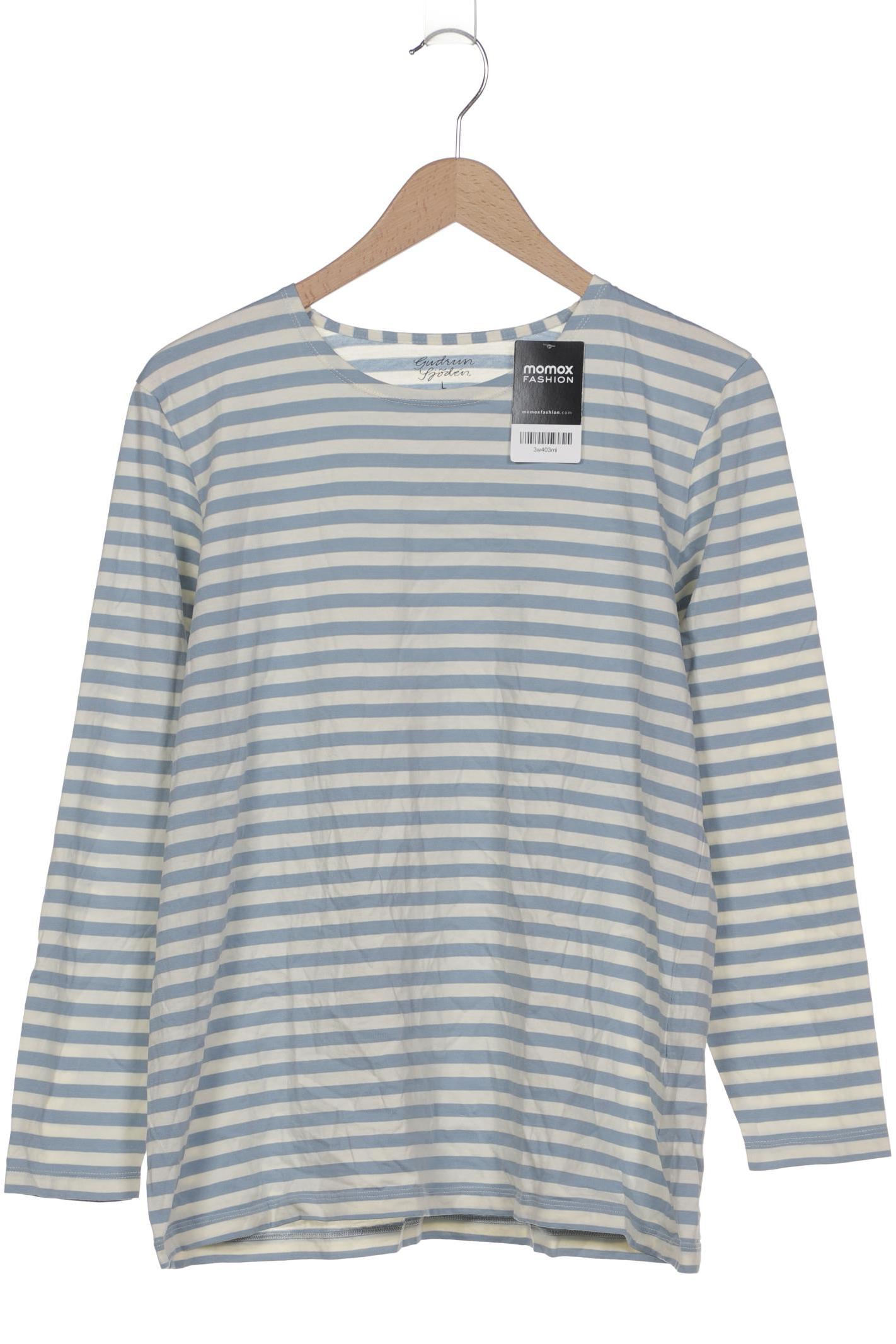 

Gudrun Sjödén Damen Langarmshirt, blau, Gr. 42
