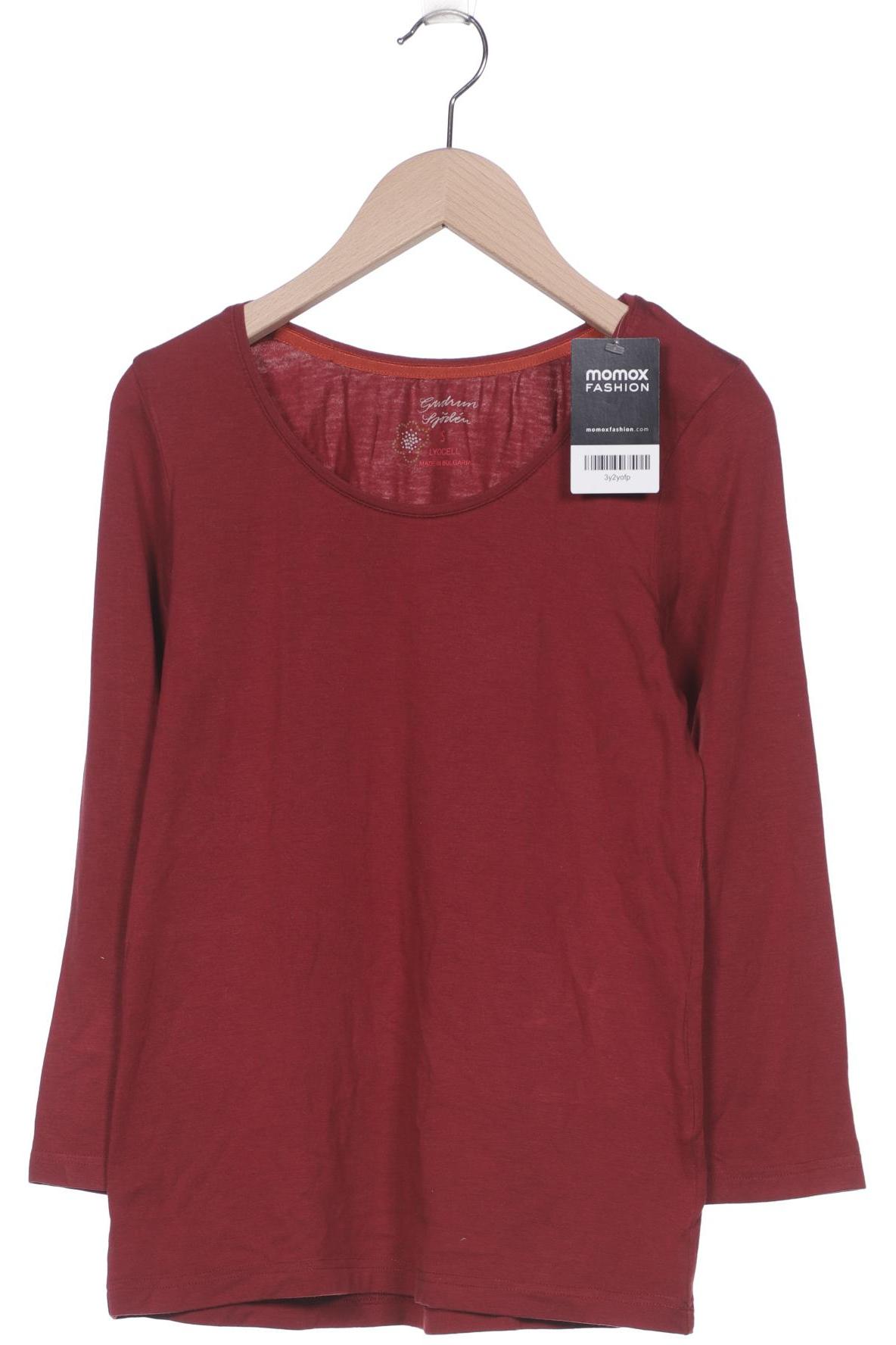 

Gudrun Sjödén Damen Langarmshirt, bordeaux, Gr. 36