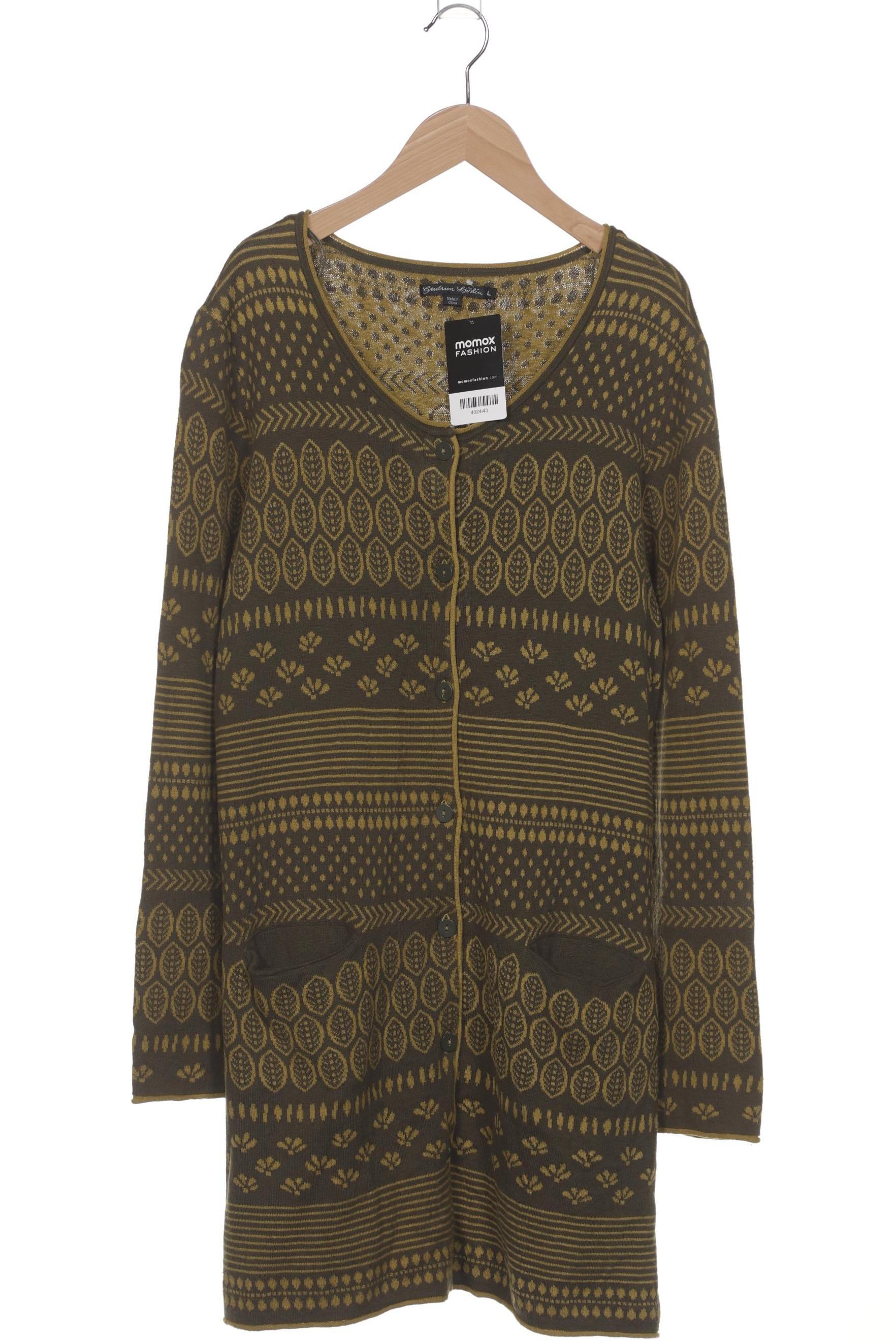 

Gudrun Sjödén Damen Strickjacke, grün, Gr. 42