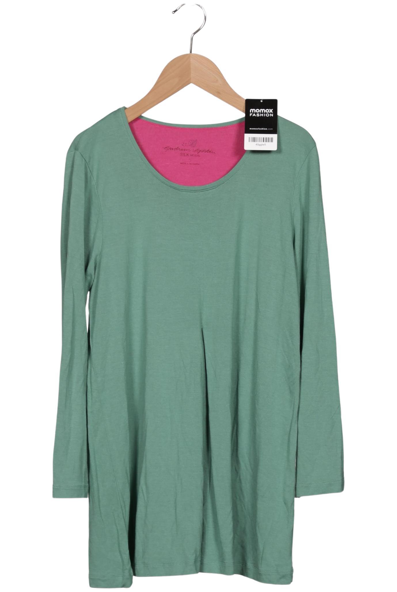 

Gudrun Sjödén Damen Langarmshirt, grün, Gr. 36