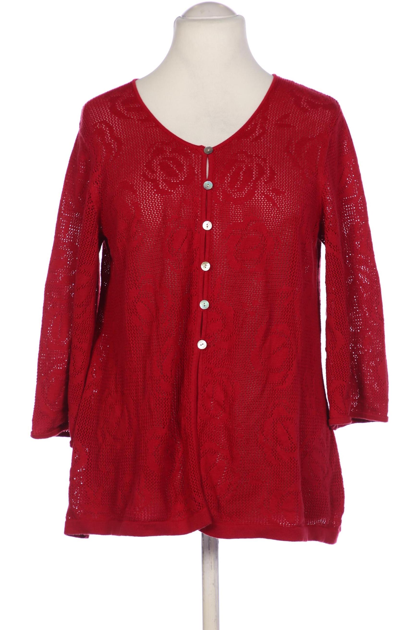 

Gudrun Sjödén Damen Strickjacke, rot, Gr. 42