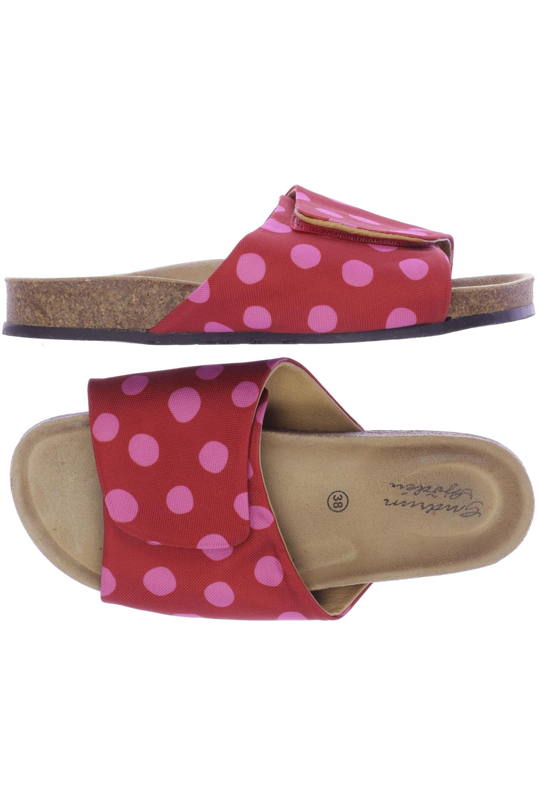 

Gudrun Sjödén Damen Sandale, rot, Gr. 38