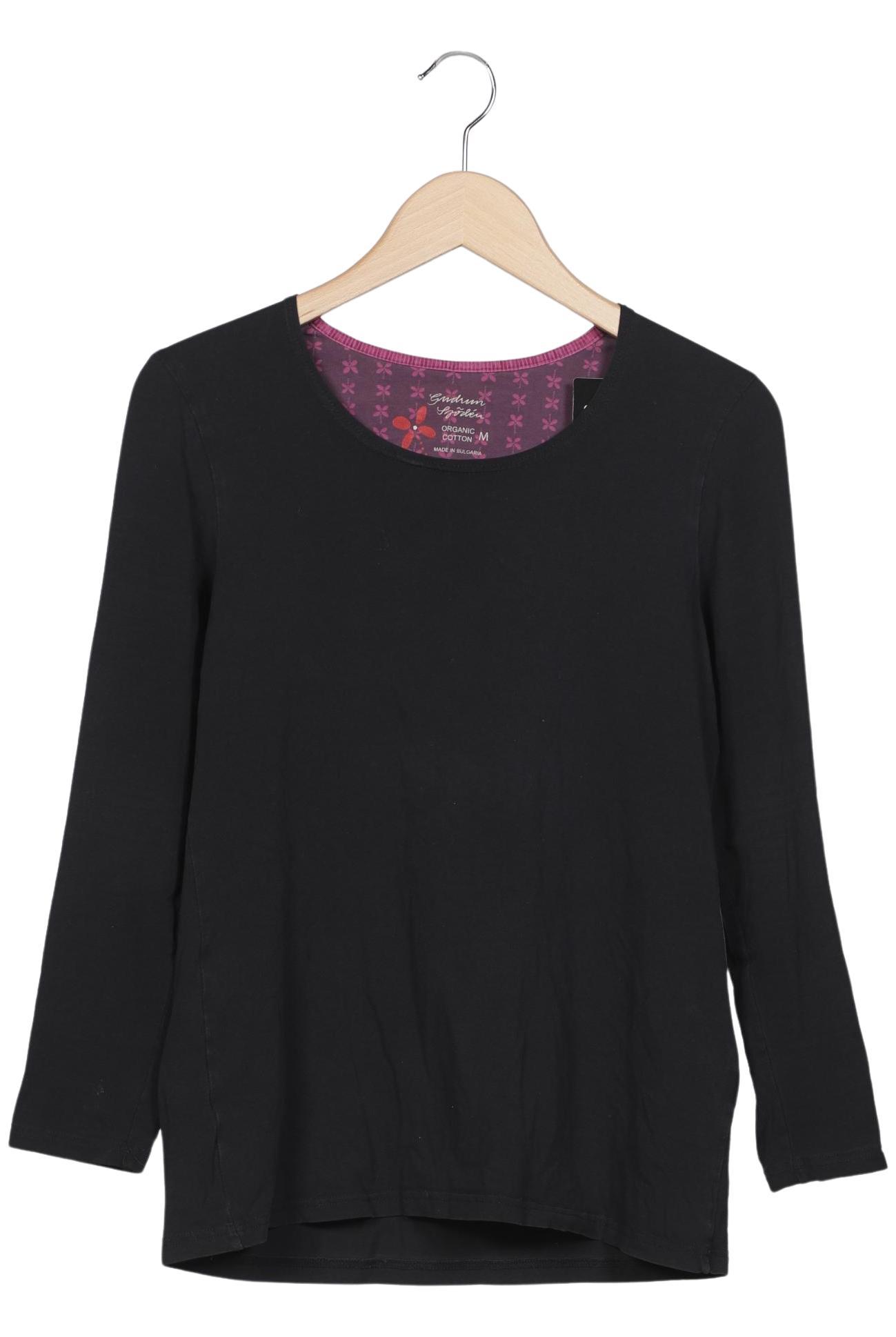 

Gudrun Sjödén Damen Langarmshirt, schwarz, Gr. 38