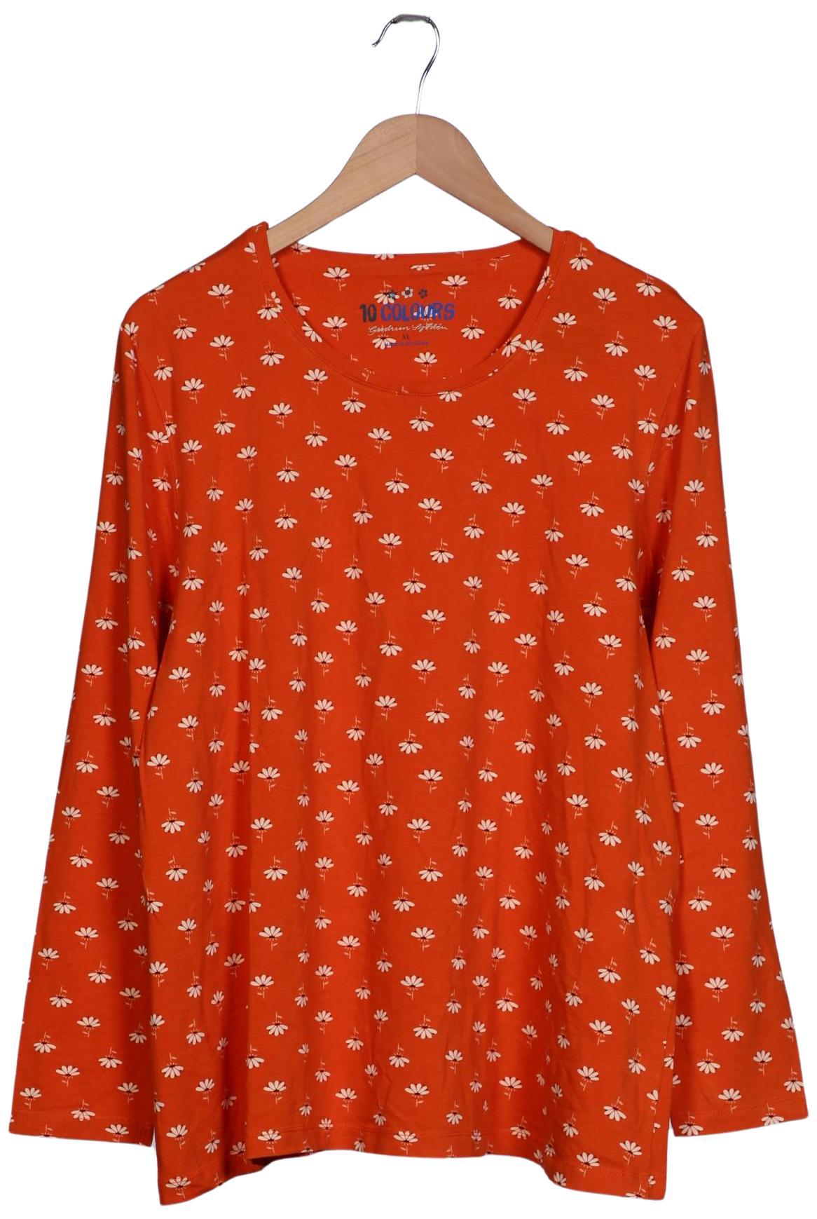 

Gudrun Sjödén Damen Langarmshirt, orange, Gr. 44