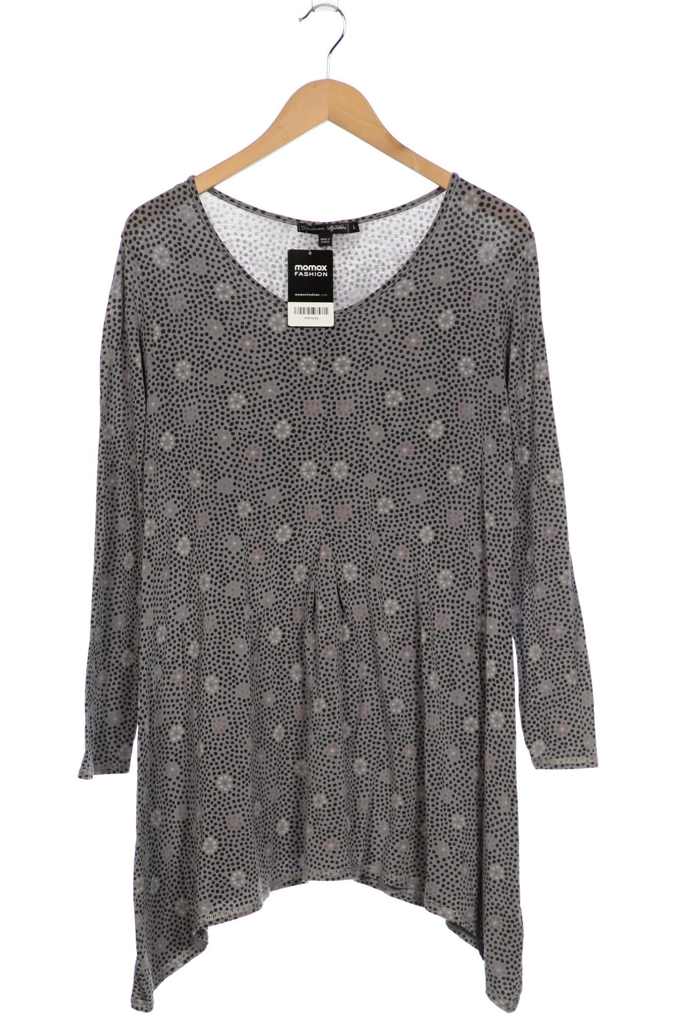 

Gudrun Sjödén Damen Langarmshirt, blau, Gr. 42