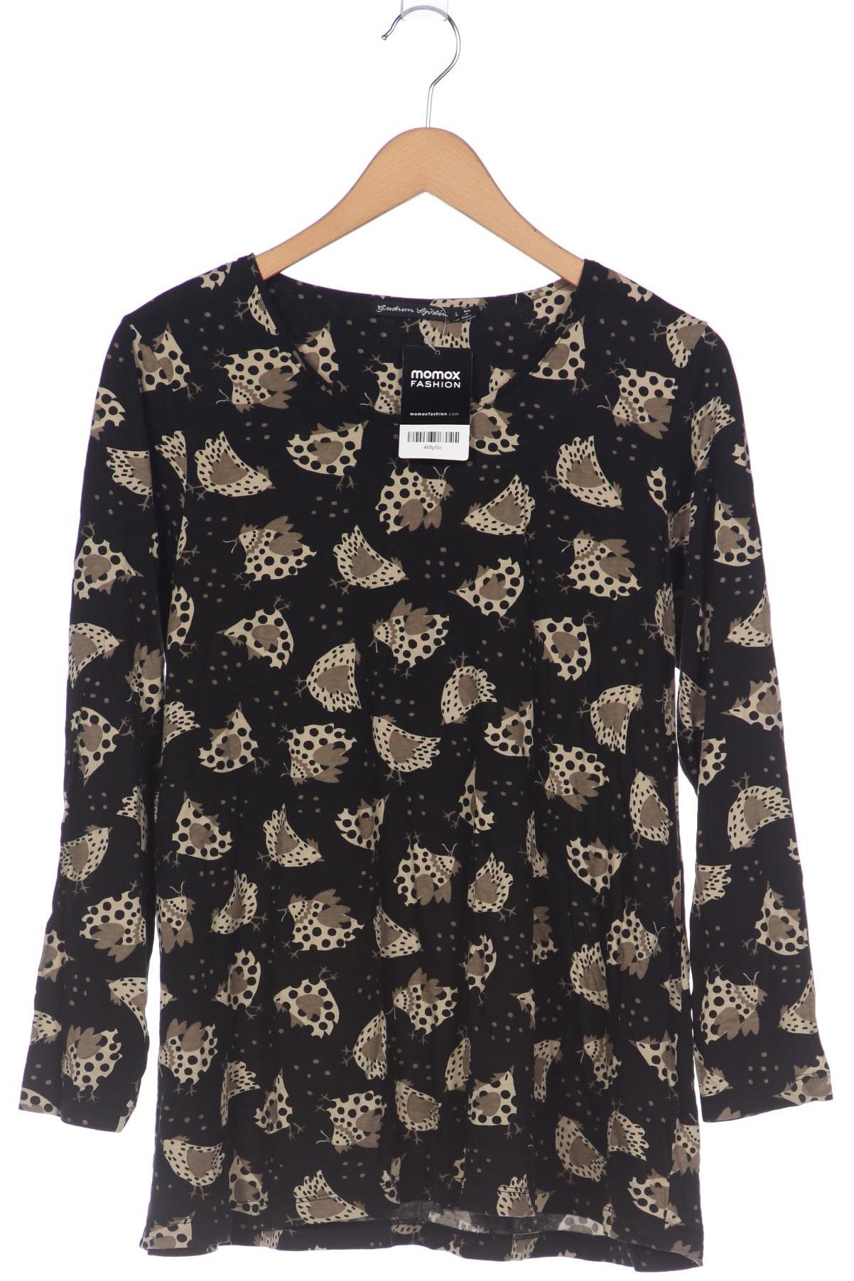 

Gudrun Sjödén Damen Langarmshirt, schwarz, Gr. 42