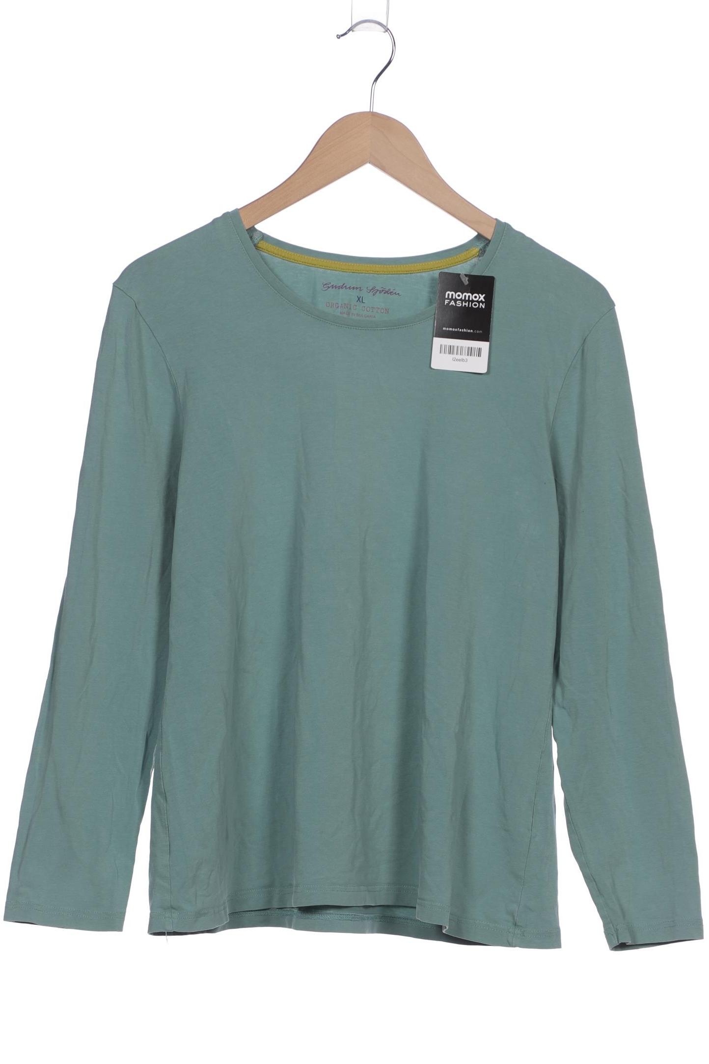 

Gudrun Sjödén Damen Langarmshirt, grün, Gr. 44