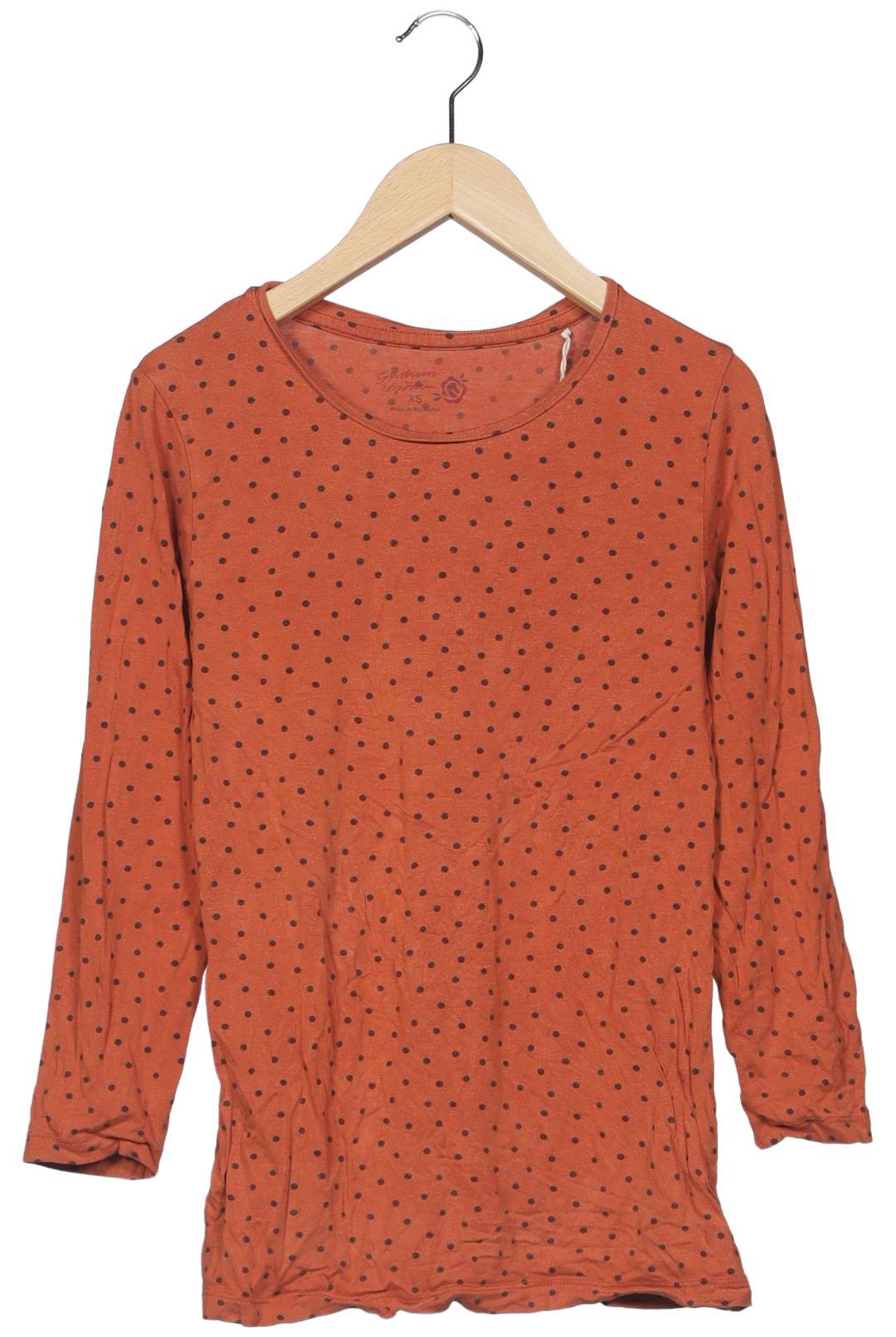 

Gudrun Sjödén Damen Langarmshirt, orange, Gr. 34