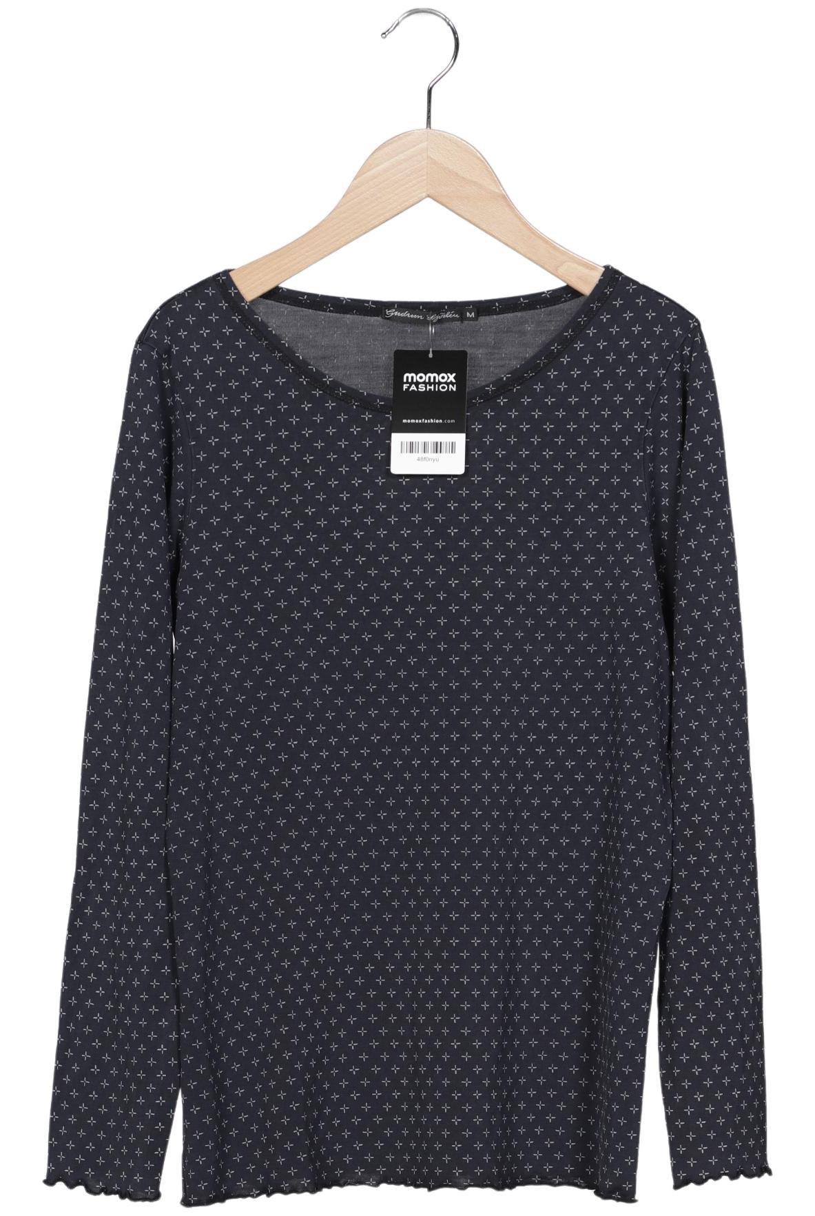 

Gudrun Sjödén Damen Langarmshirt, marineblau, Gr. 38