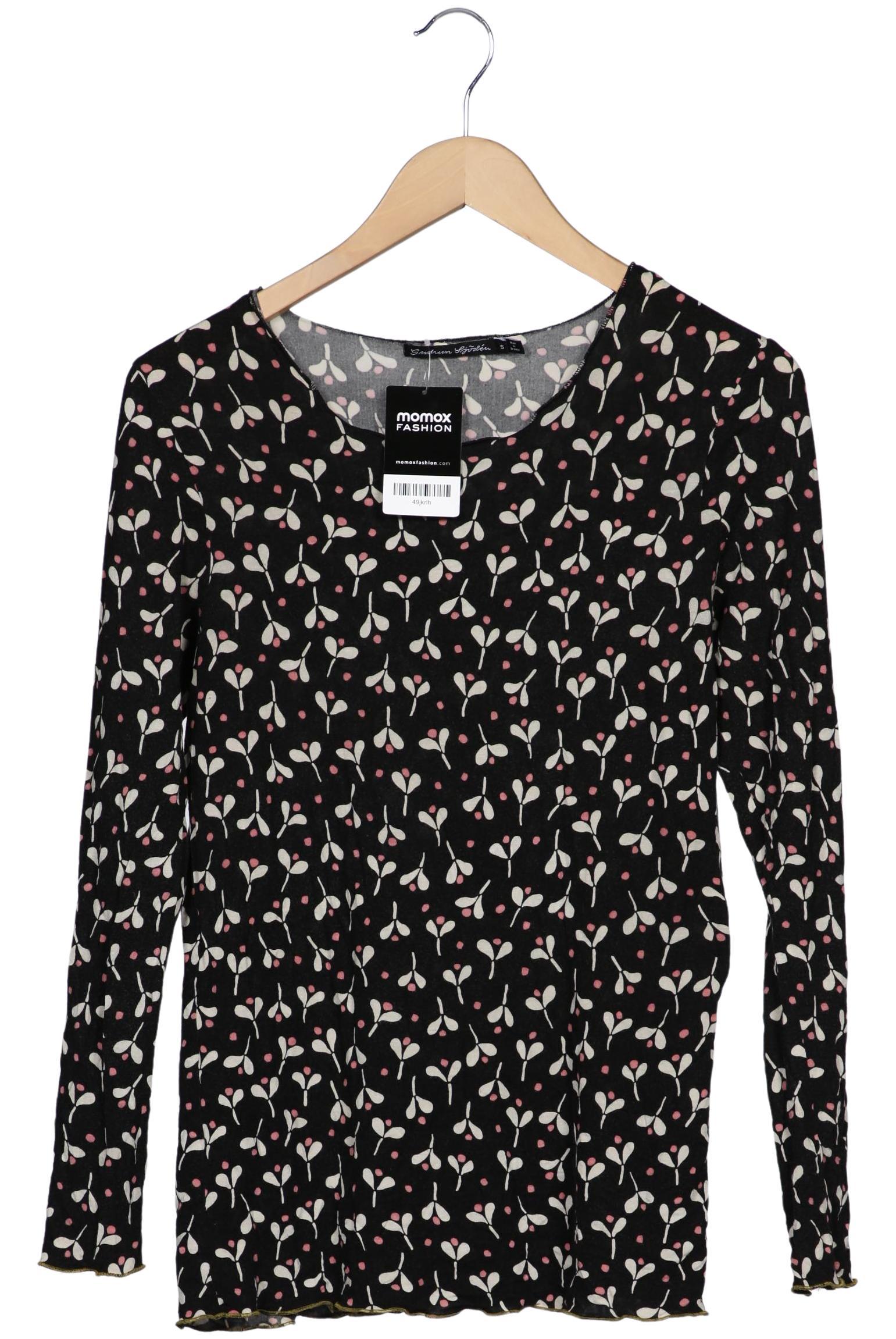 

Gudrun Sjödén Damen Langarmshirt, schwarz, Gr. 36