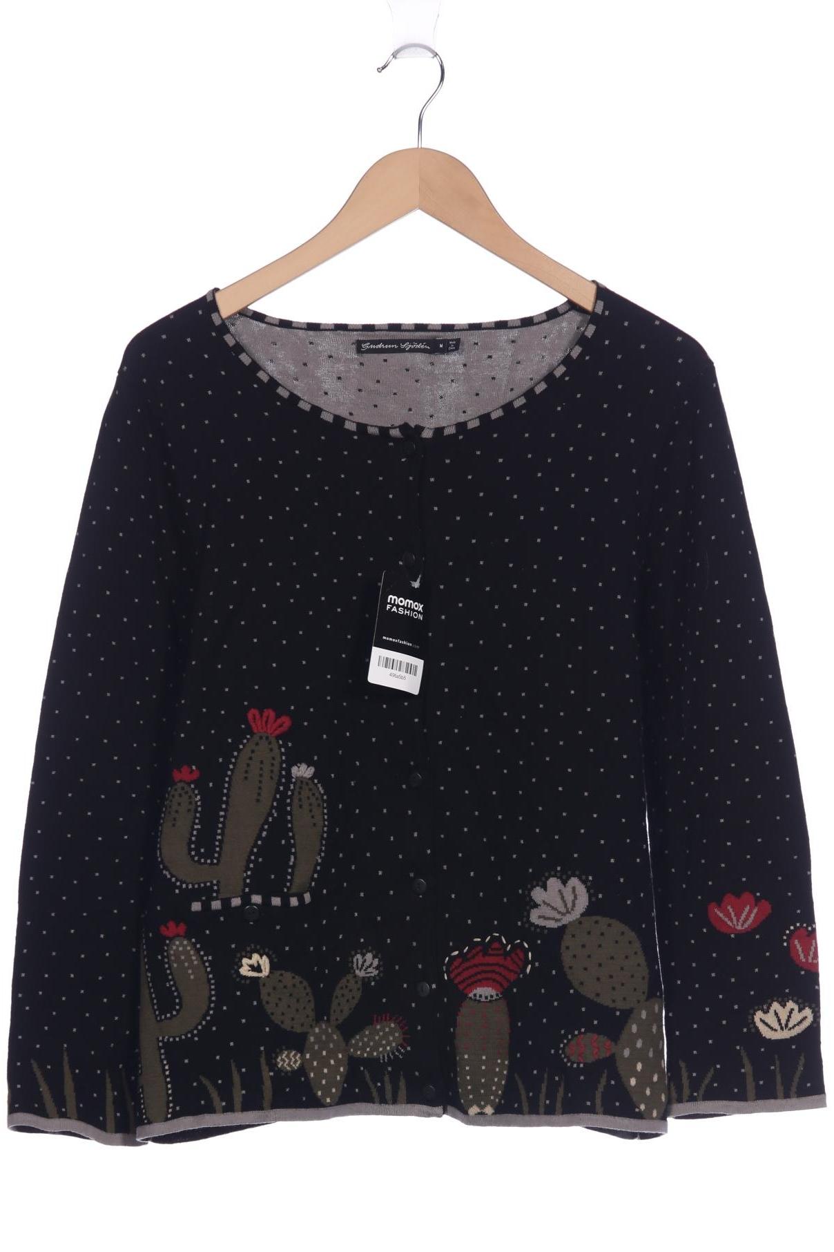 

Gudrun Sjödén Damen Strickjacke, schwarz, Gr. 38