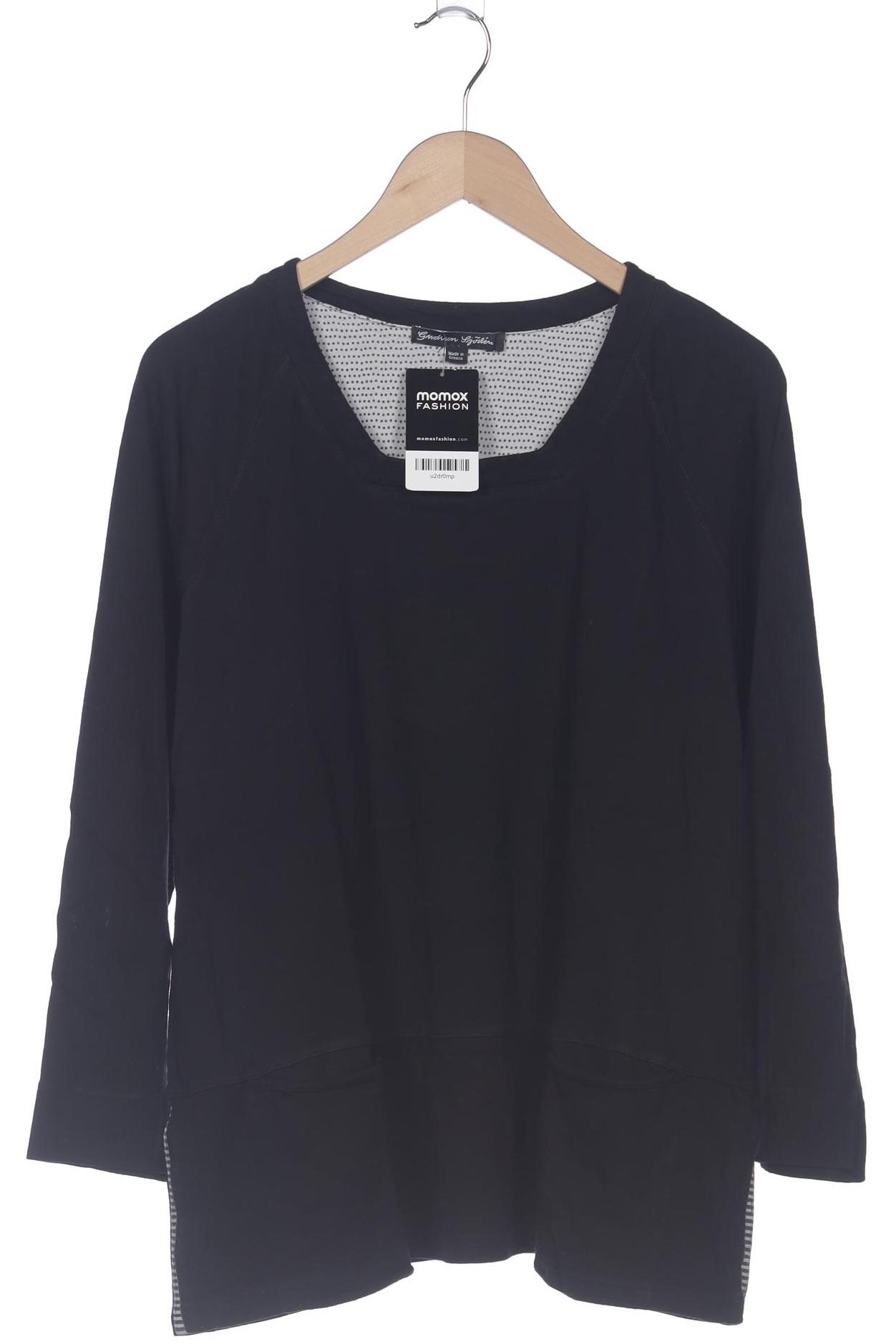 

Gudrun Sjödén Damen Langarmshirt, schwarz, Gr. 42