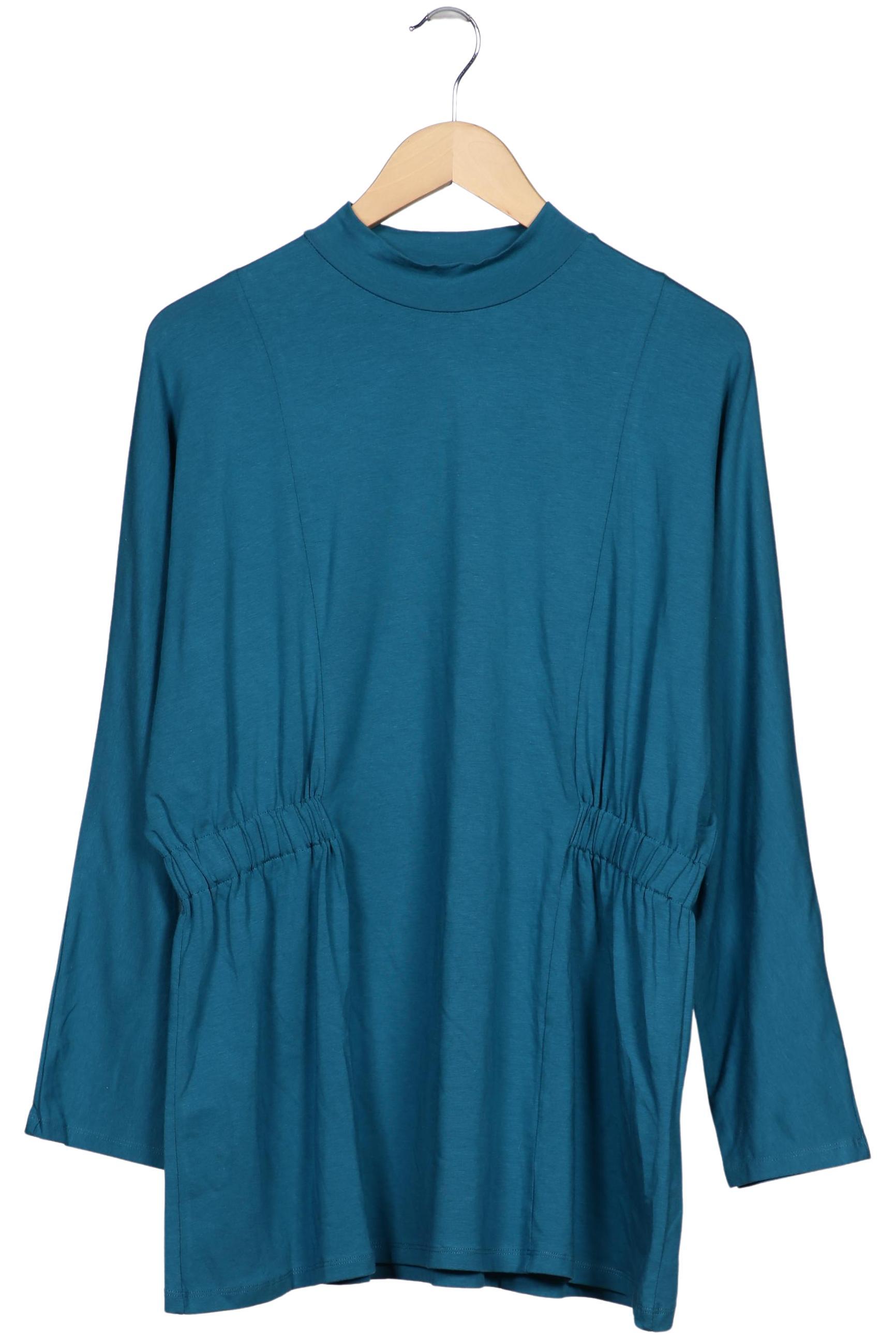

Gudrun Sjödén Damen Langarmshirt, türkis, Gr. 42