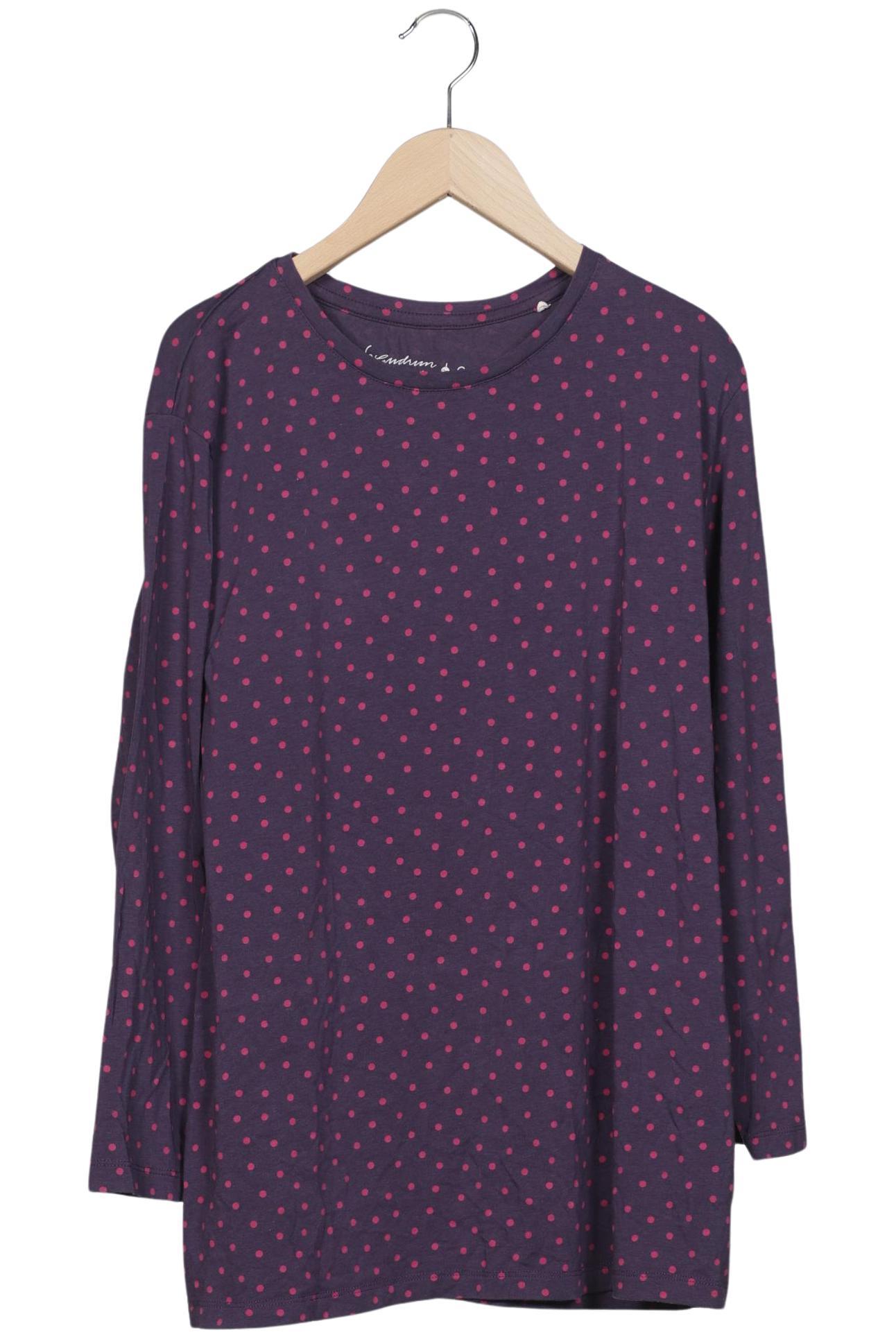 

Gudrun Sjödén Damen Langarmshirt, flieder, Gr. 44